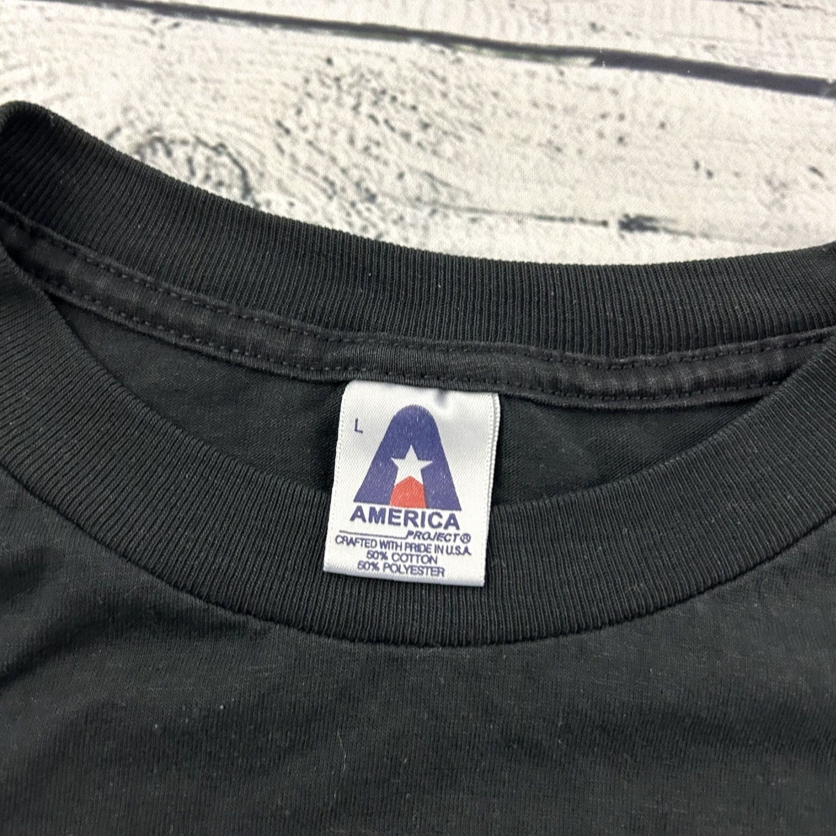 ESPIRIT VTG America Project Bacardi Contact With A Spirit T Shirt Men's L Black Size US L / EU 52-54 / 3 - 2 Thumbnail