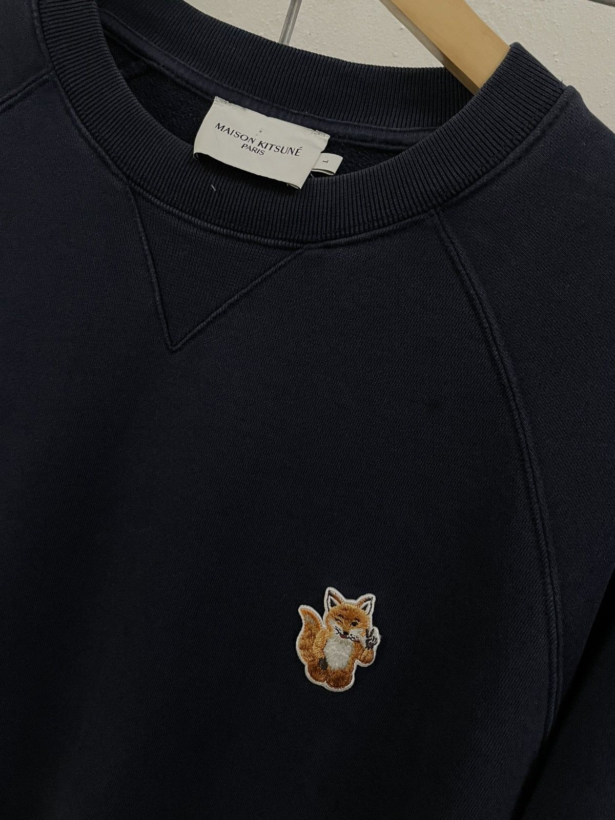 Maison Kitsune Maison Kitsune All Right Fox Patch Sweatshirt Size US L / EU 52-54 / 3 - 5 Thumbnail