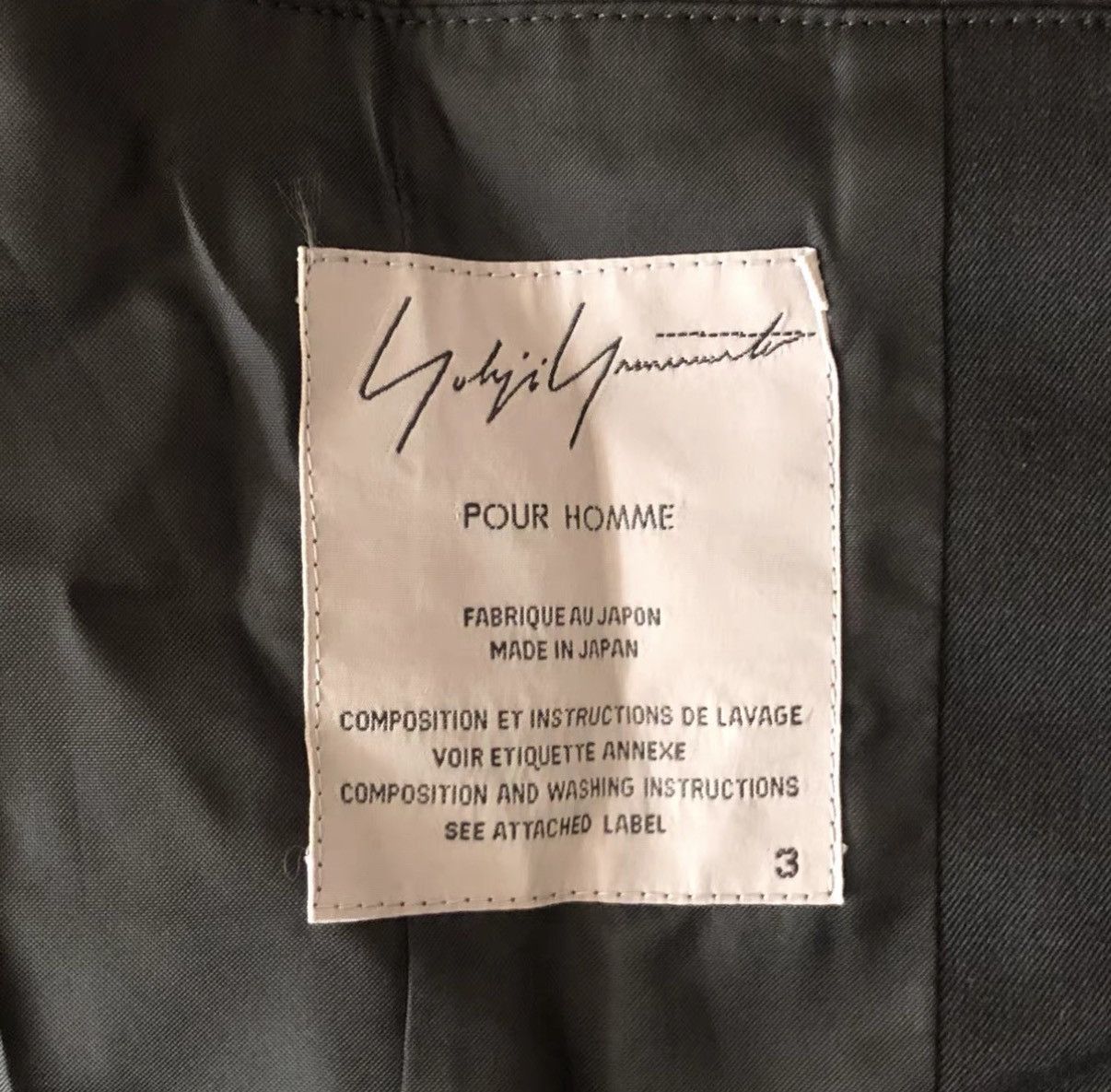 Yohji Yamamoto Yohji Yamamoto 11aw Crow Asymmetrical Double Blazer K4 Size US L / EU 52-54 / 3 - 4 Thumbnail