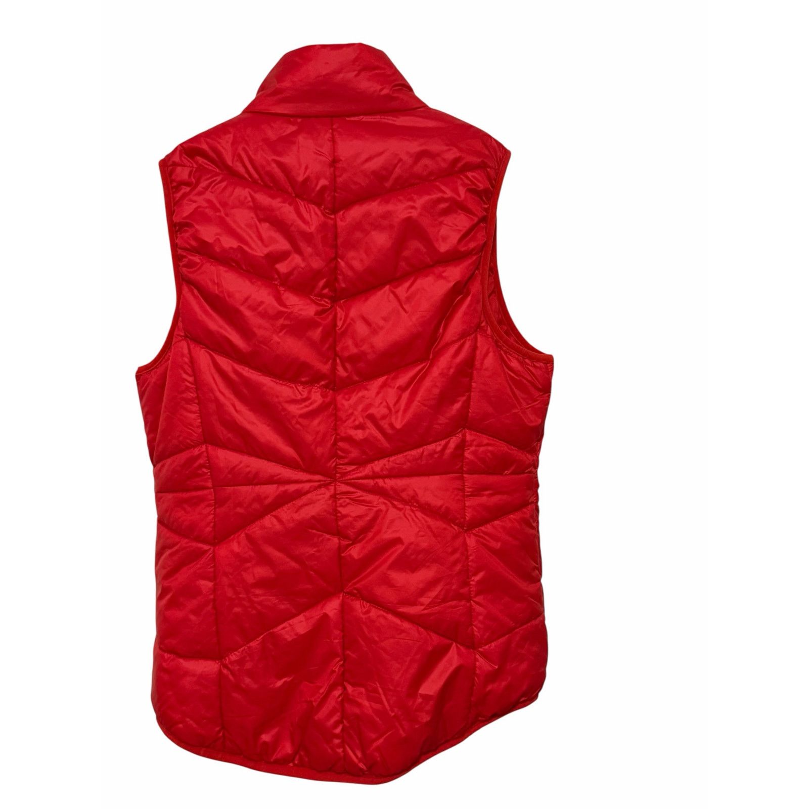 Other Flirtitude Active Red Solid Sleeveless Zip Up Pocketed Vest Size M / US 6-8 / IT 42-44 - 8 Thumbnail