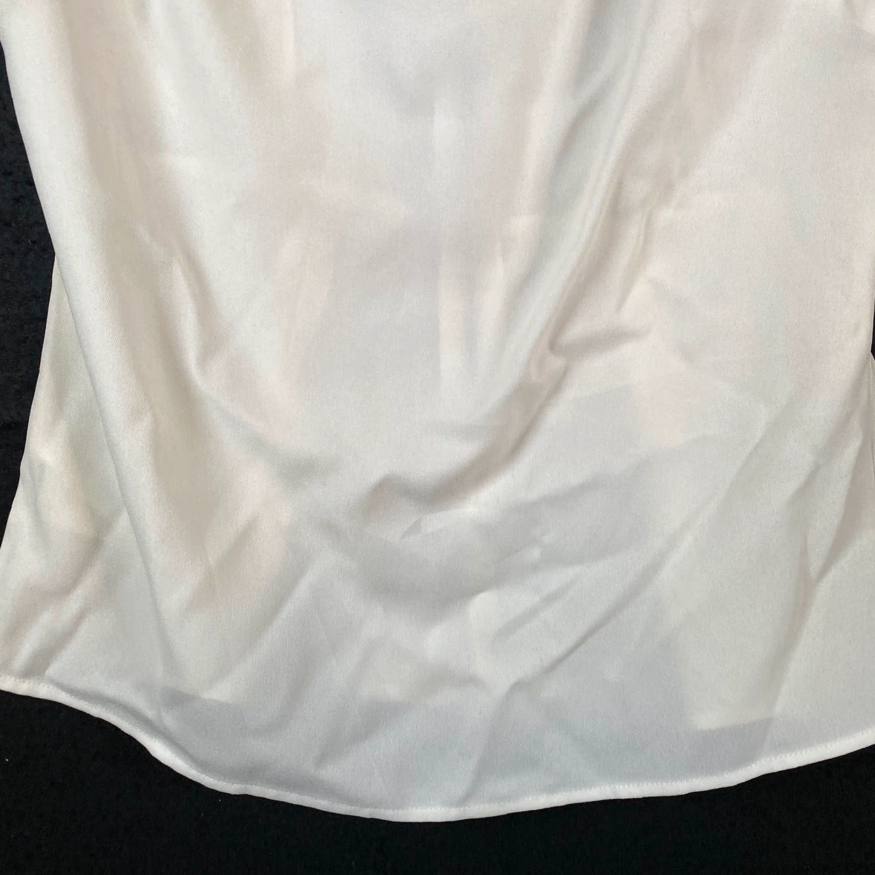 Ann Taylor Ann Taylor Womens Blouse Beige Sleeveless Scoop Neck Jeweled Collar Rhinestone Satin Pullover Regular M Women Casual Workwear 30 Day Returns Size M / US 6-8 / IT 42-44 - 5 Thumbnail
