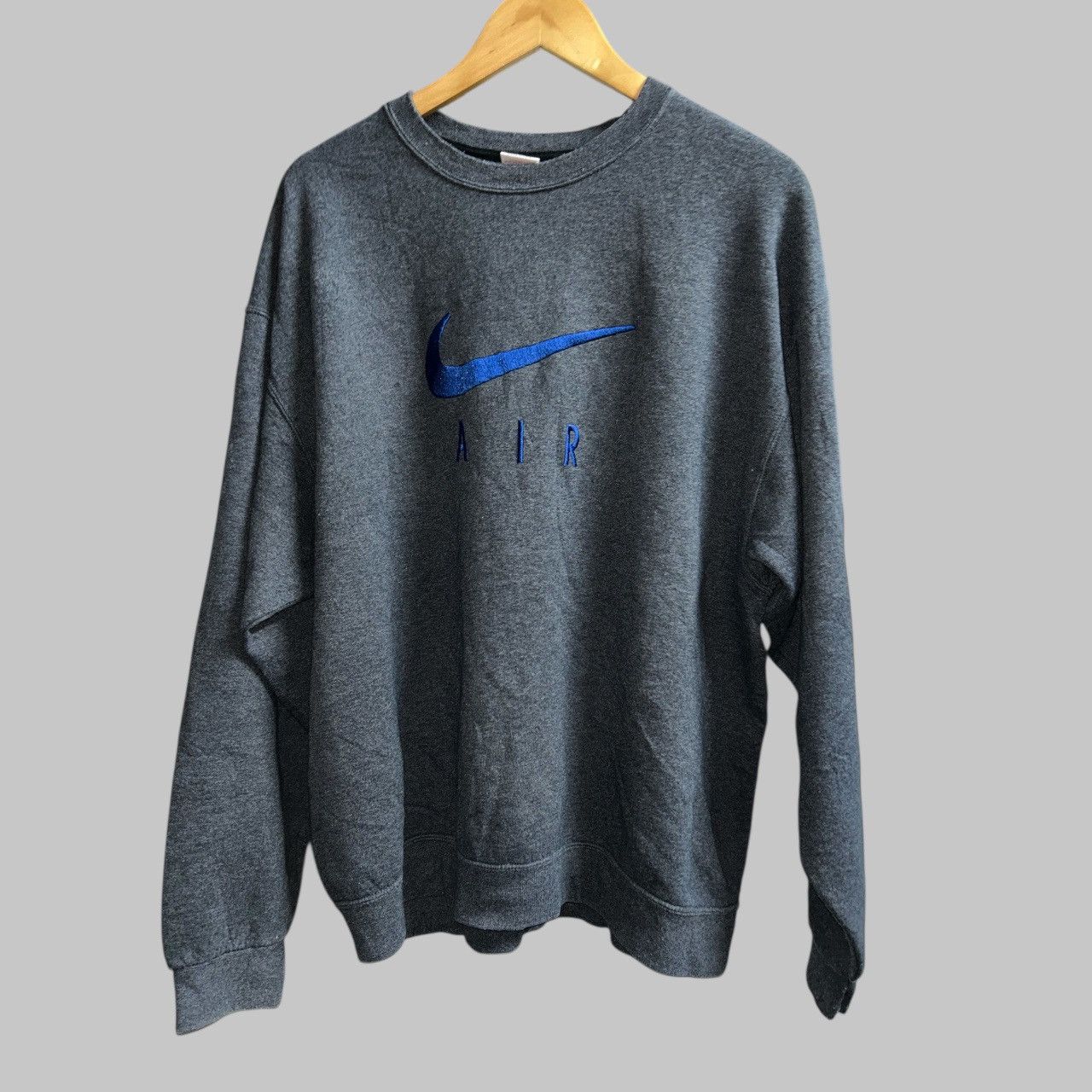 Nike 90s Nike Air Big Swoosh Sweatshirt Size US XL / EU 56 / 4 - 2 Thumbnail