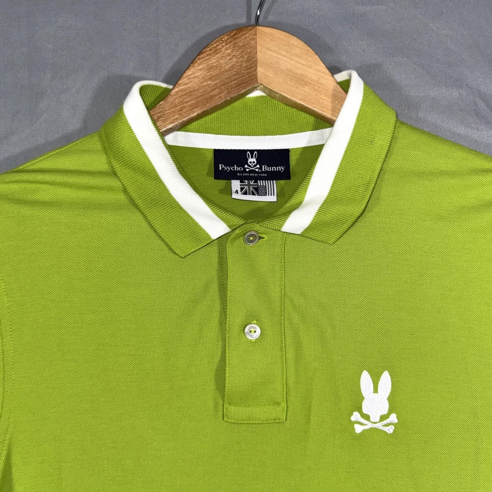 Psycho Bunny Psycho Bunny Polo Shirt Women’s 4 Green Cotton Embroidered Skull Logo Polo Shirt Women’s4 Green Embroidered Skull Logo Size S / US 4 / IT 40 - 3 Thumbnail