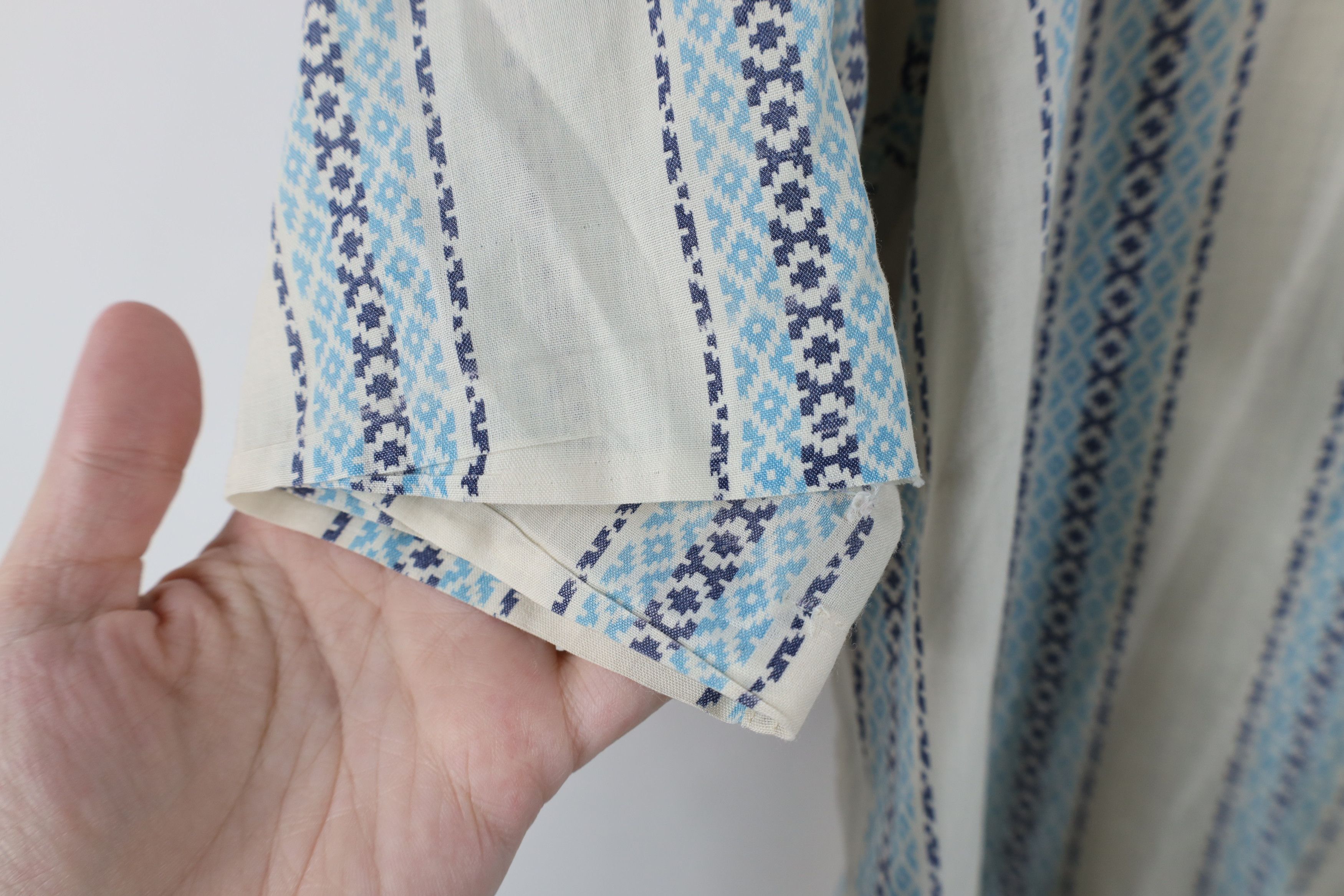 Vintage Vintage 60s 70s Streetwear Southwestern Short Sleeve Shirt Size US M / EU 48-50 / 2 - 9 Thumbnail