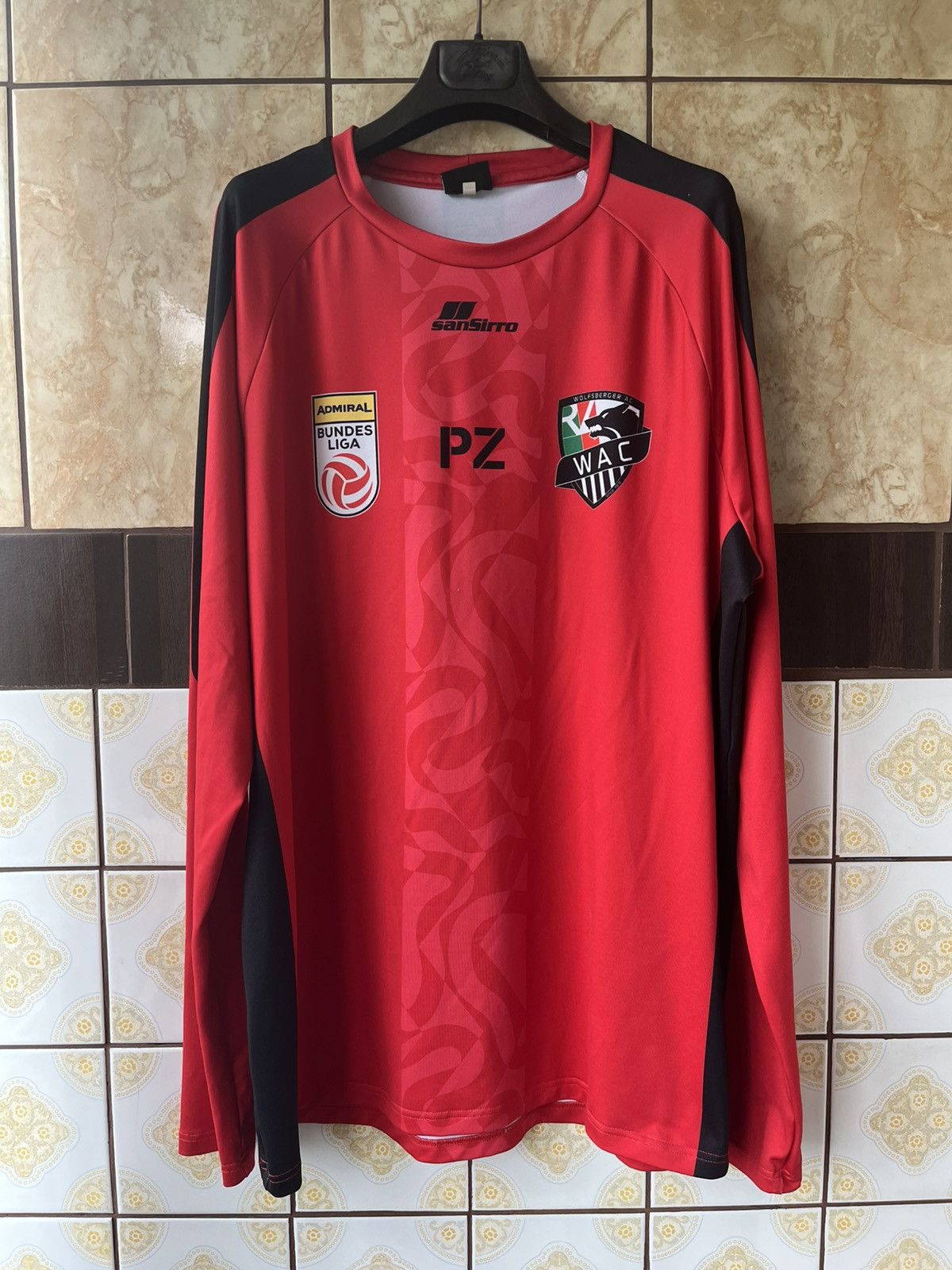 Vintage Wolfsberger Ac WAC Austria Sansirro goalkeeper jersey Size US XL / EU 56 / 4 - 1 Thumbnail