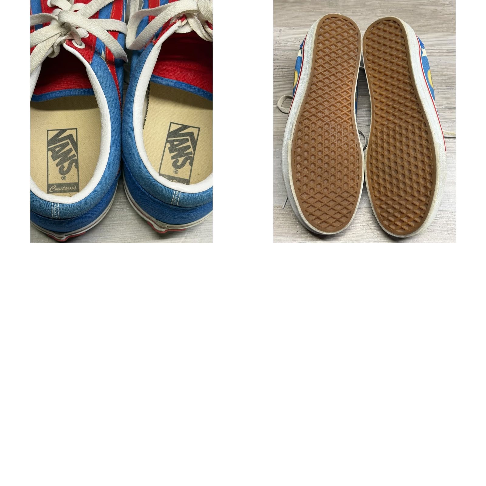 Vans Vans Old Skool Men 12 Red White Blue Stars Hot Dog Canvas Sneakers Size US 12 / EU 45 - 8 Thumbnail