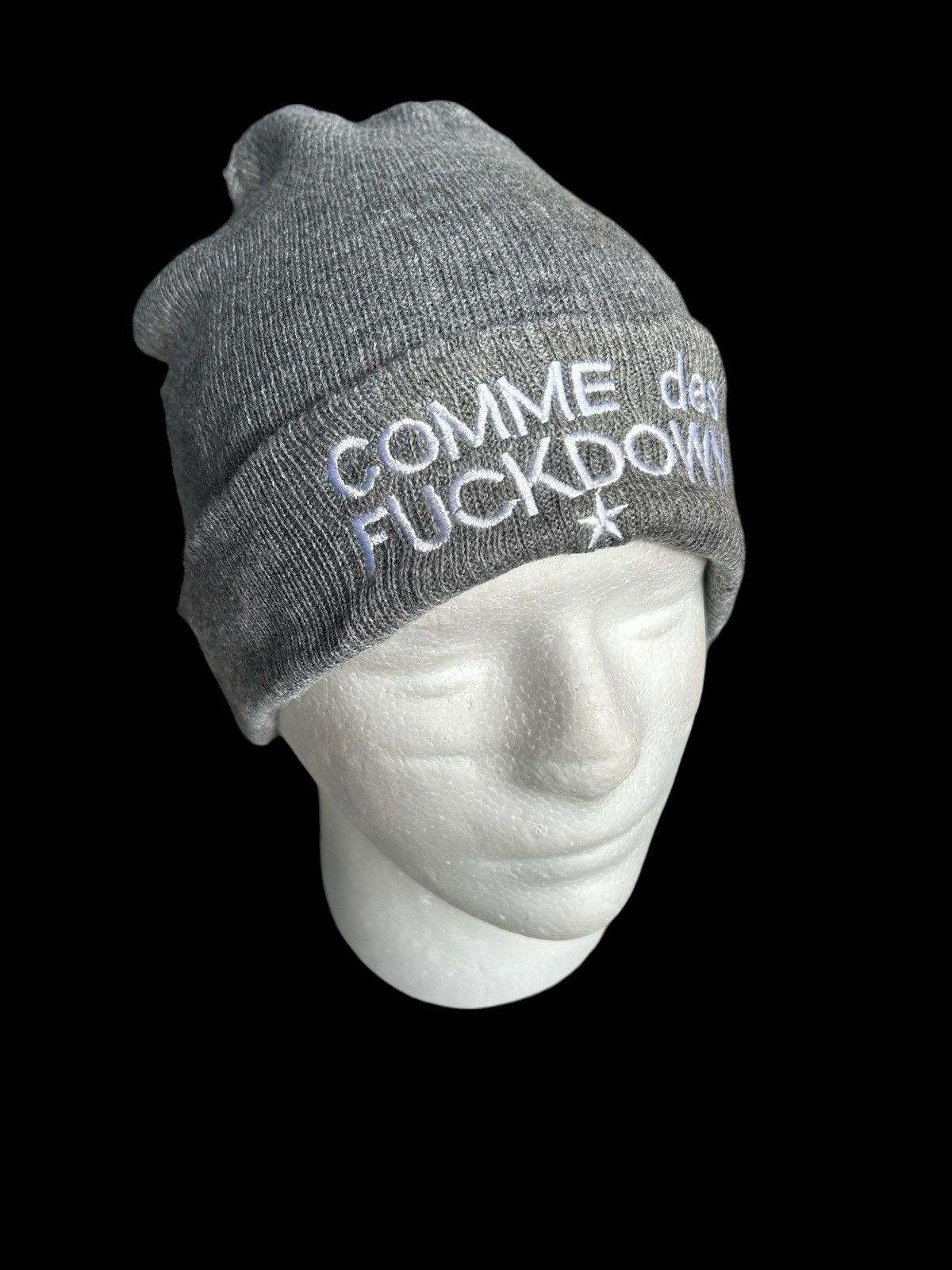 Comme Des Fuck Down × Japanese Brand COMME des FUCK DOWN Beanie Hats ☠️ Size ONE SIZE - 5 Thumbnail