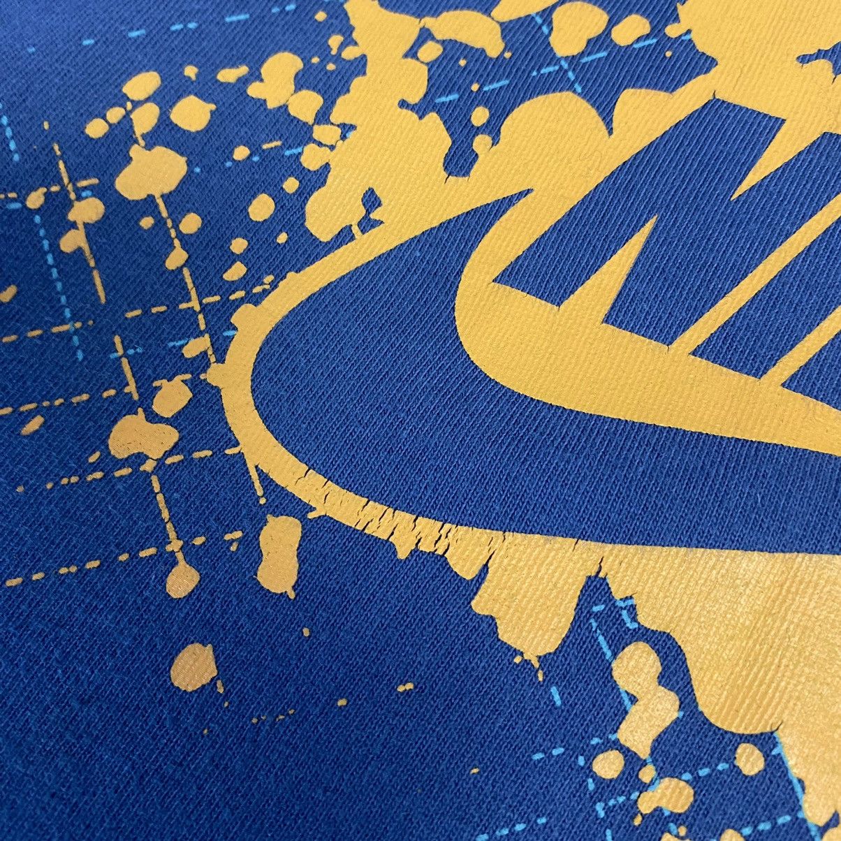 Nike × Vintage Vintage Nike Big Logo 2000’s Hype drill tee Size US M / EU 48-50 / 2 - 8 Thumbnail