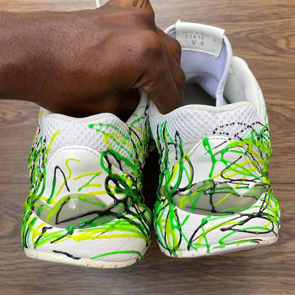 Premiata Premiata Hand Painted Sneakers Size US 11 / EU 44 - 13 Thumbnail