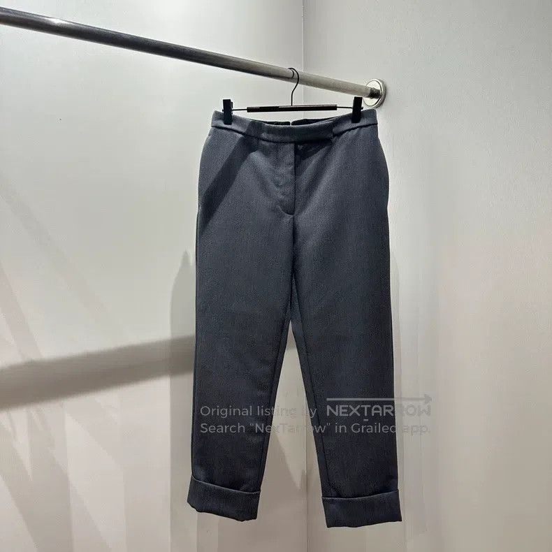 Thom Browne Thom Browne Solid Color Wool Pants Size 25" / US 0 / IT 36 - 1 Thumbnail