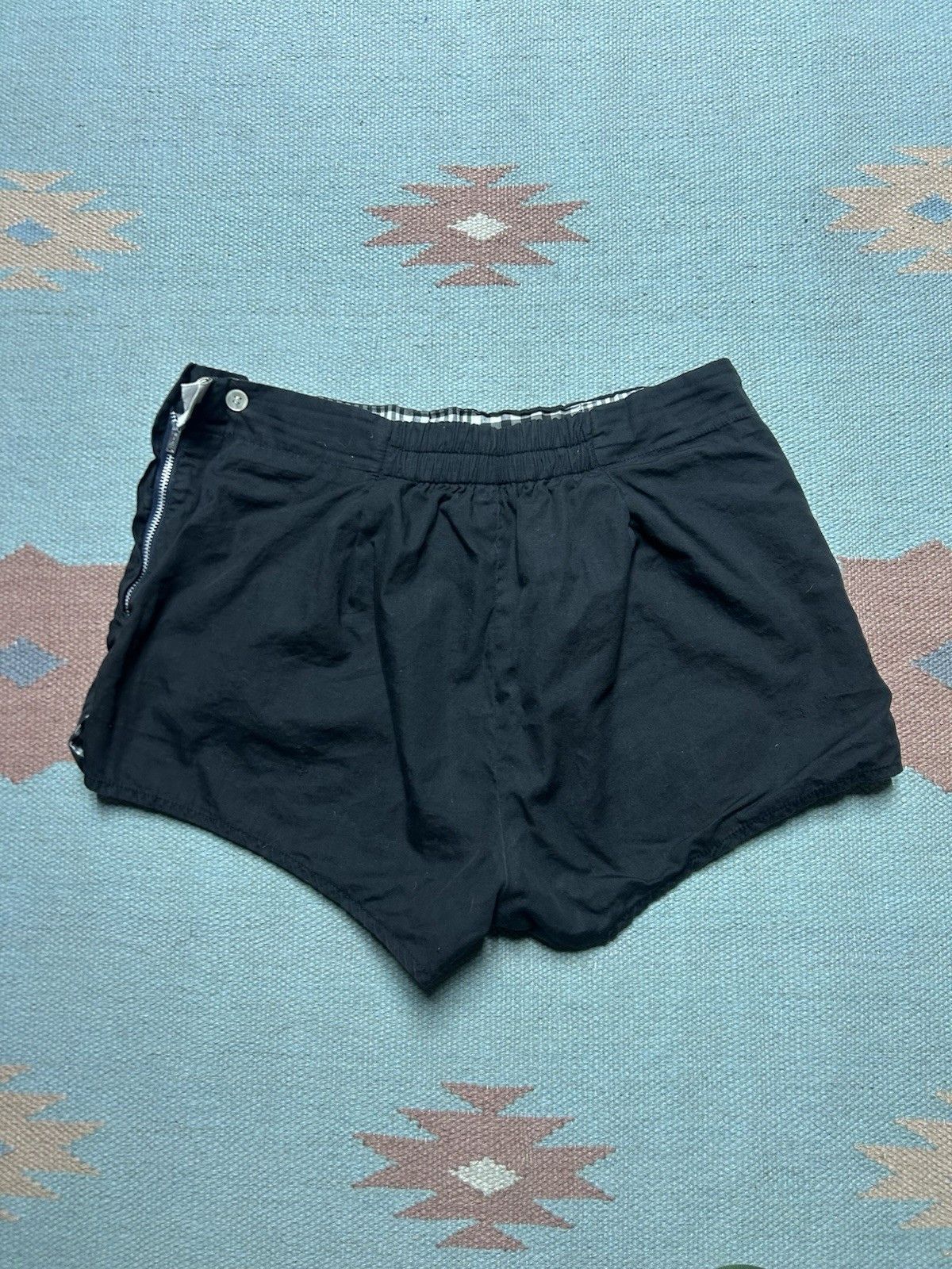 Vintage Vtg 40s reversible cabana shorts jantzen plaid rayon RARE 30 Size US 30 / EU 46 - 7 Thumbnail