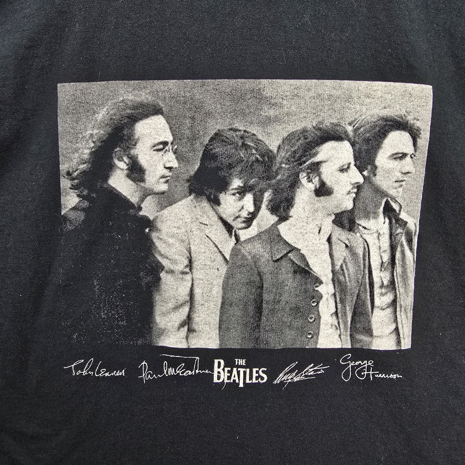 Gildan Vintage The Beatles Shirt XL Paul John Lennon Ringo Y2K Size US XL / EU 56 / 4 - 3 Thumbnail