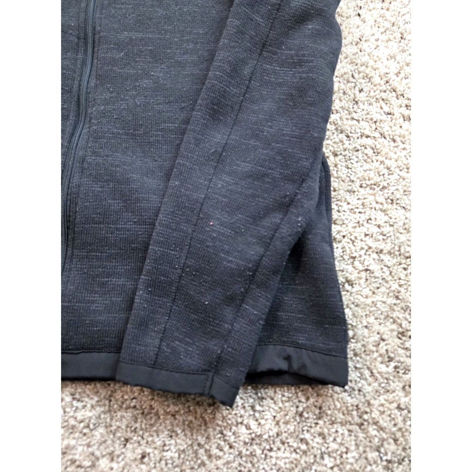 Eddie Bauer Eddie Bauer Fleece Jacket Mens Medium Black Full Zip Pockets Bomber Jacket, Logo, Outdoor, Casual, Workwear, 90s? Size US M / EU 48-50 / 2 - 3 Thumbnail