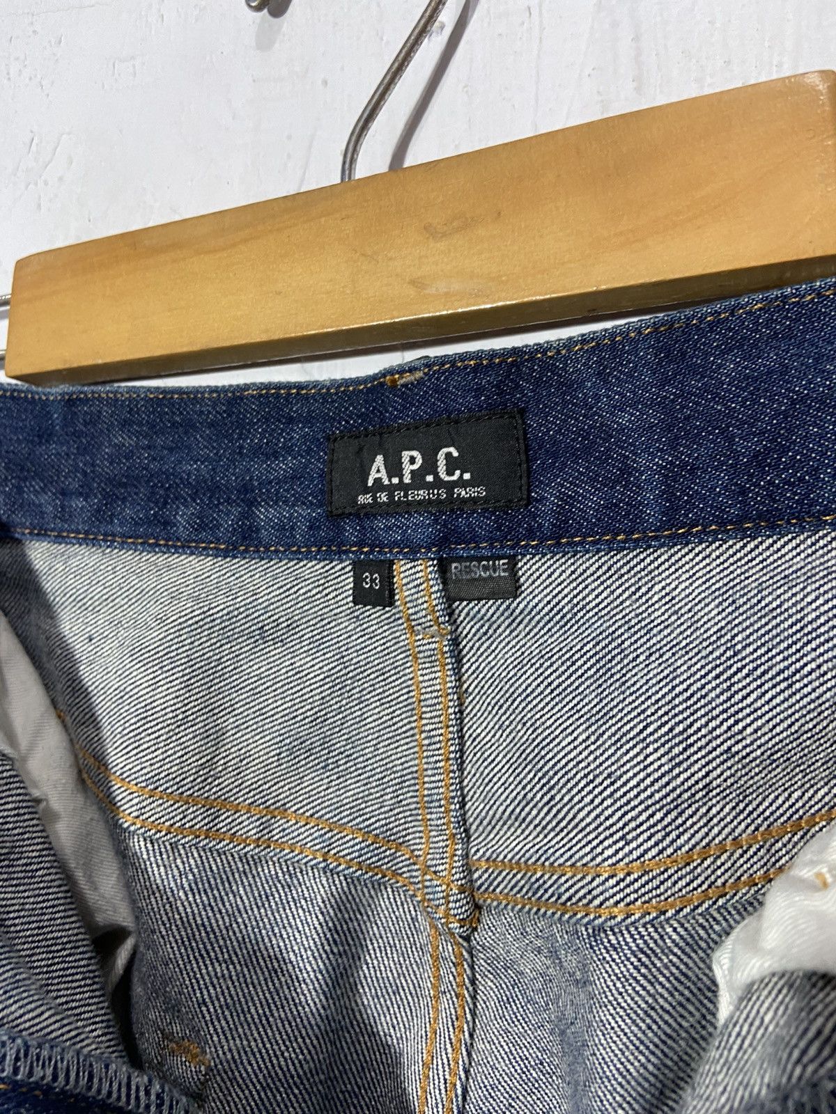 A.P.C. A.P.C. Rescue Selvedge Denim Pants Button Fly Jeans Pants Size US 33 - 6 Thumbnail