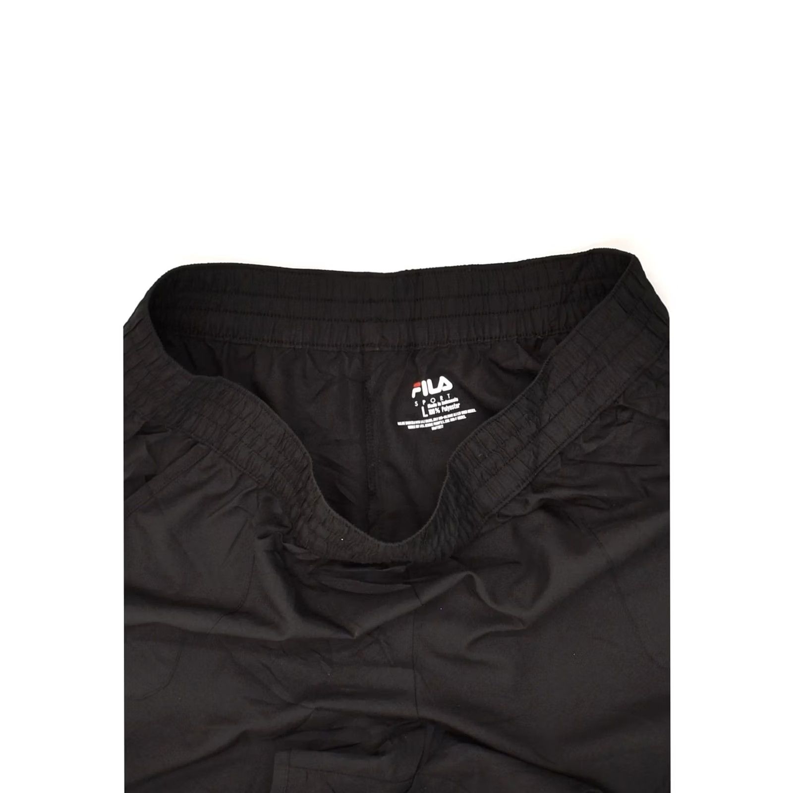 Fila VINTAGE FILA Womens Sport Shorts UK 14 Large Black Polyester AO93 Size 36" / US 14 / IT 50 - 3 Thumbnail