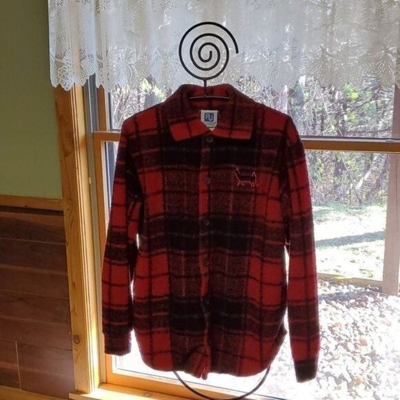 Vintage Art Unlimited (AU) Sportswear Vintage Sz. M Red Plaid Button Size M / US 6-8 / IT 42-44 - 1 Thumbnail