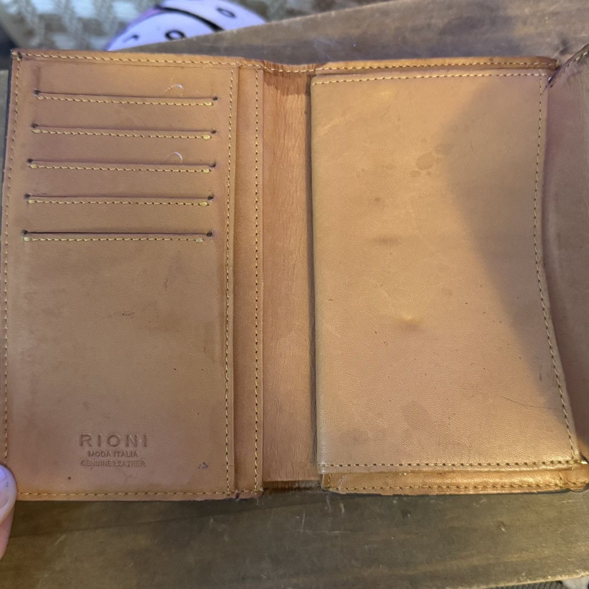 Other Vintage Rioni kiss lock trifold leather wallet Size ONE SIZE - 8 Thumbnail