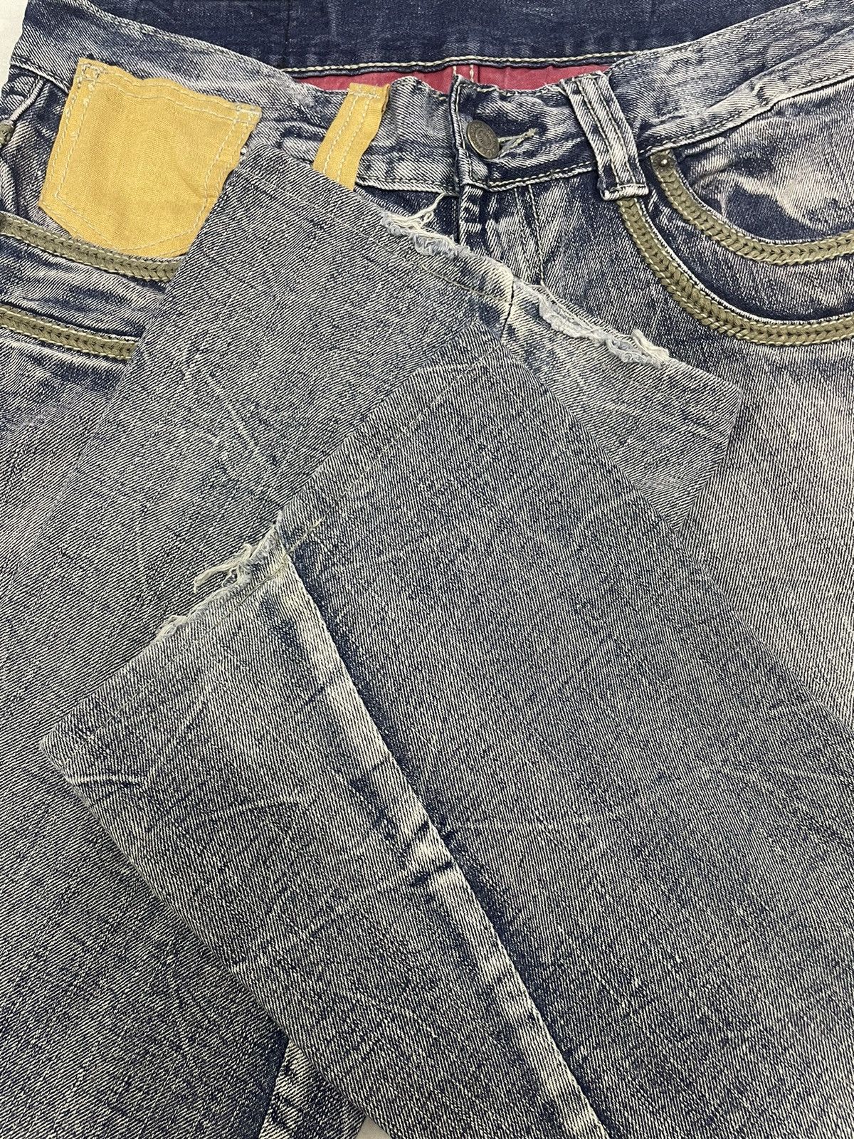 Hysteric Glamour Tornado Mart Japan Flare Jeans Distressed Size US 32 / EU 48 - 8 Thumbnail