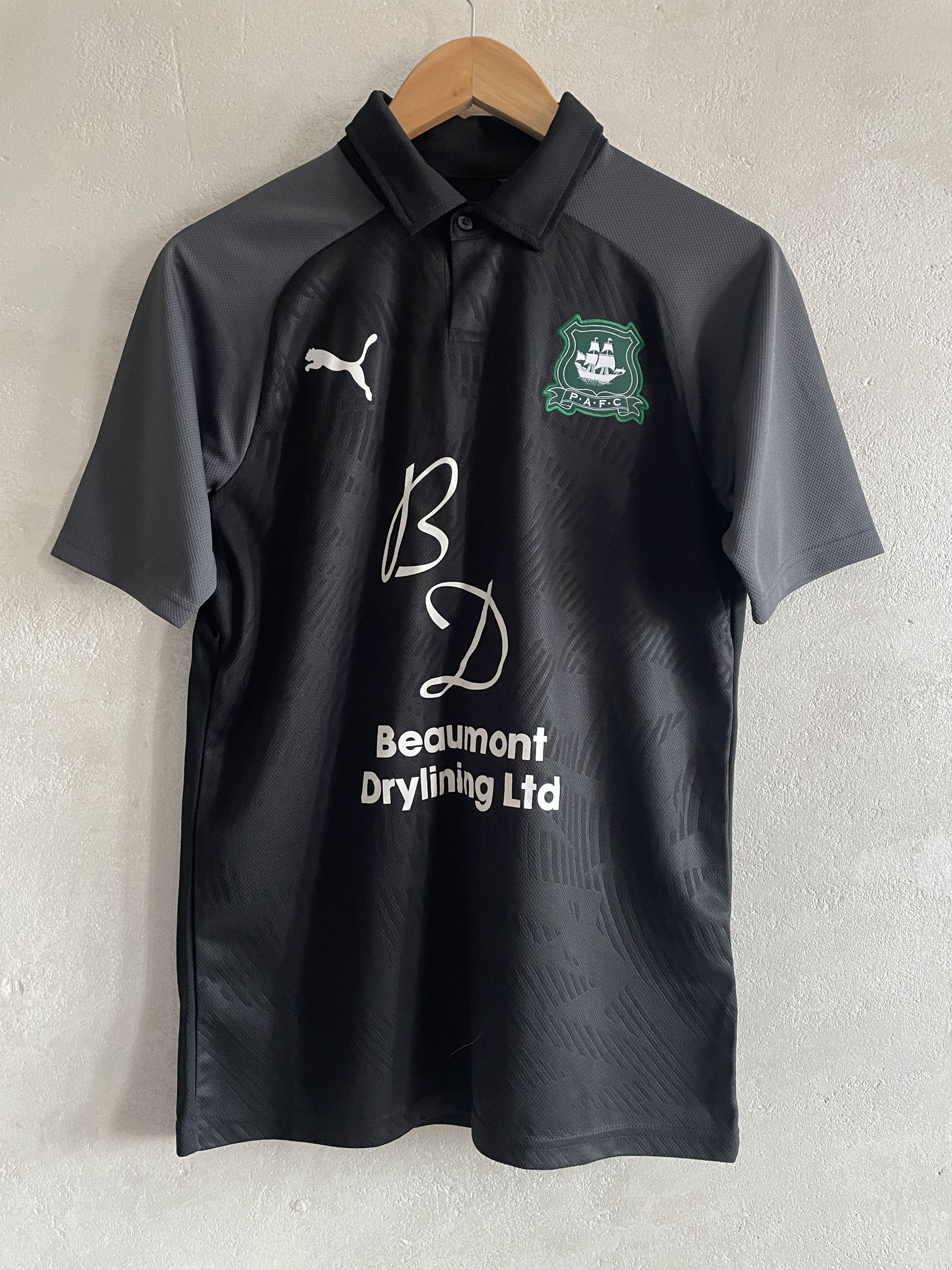 Puma Plymouth Argyle Polo T-Shirt Soccer Jersey Maillot Size US S / EU 44-46 / 1 - 1 Thumbnail