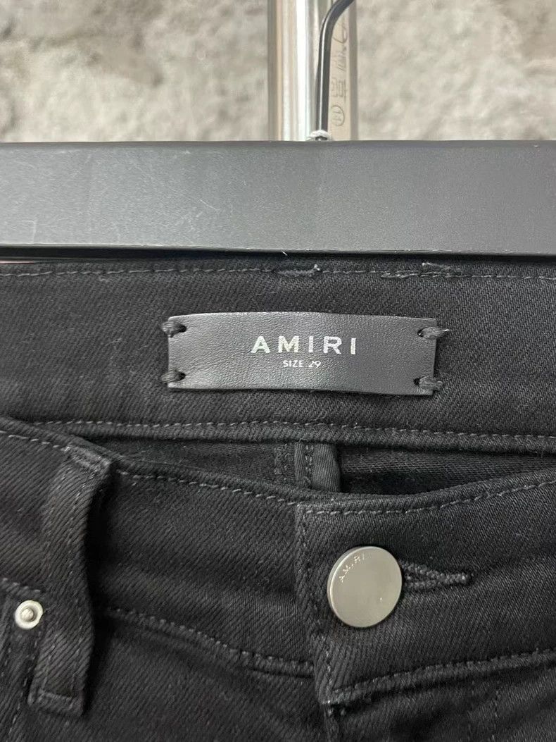 Amiri Amiri MX1 Black Patchwork Denim Pants Size US 29 - 7 Thumbnail