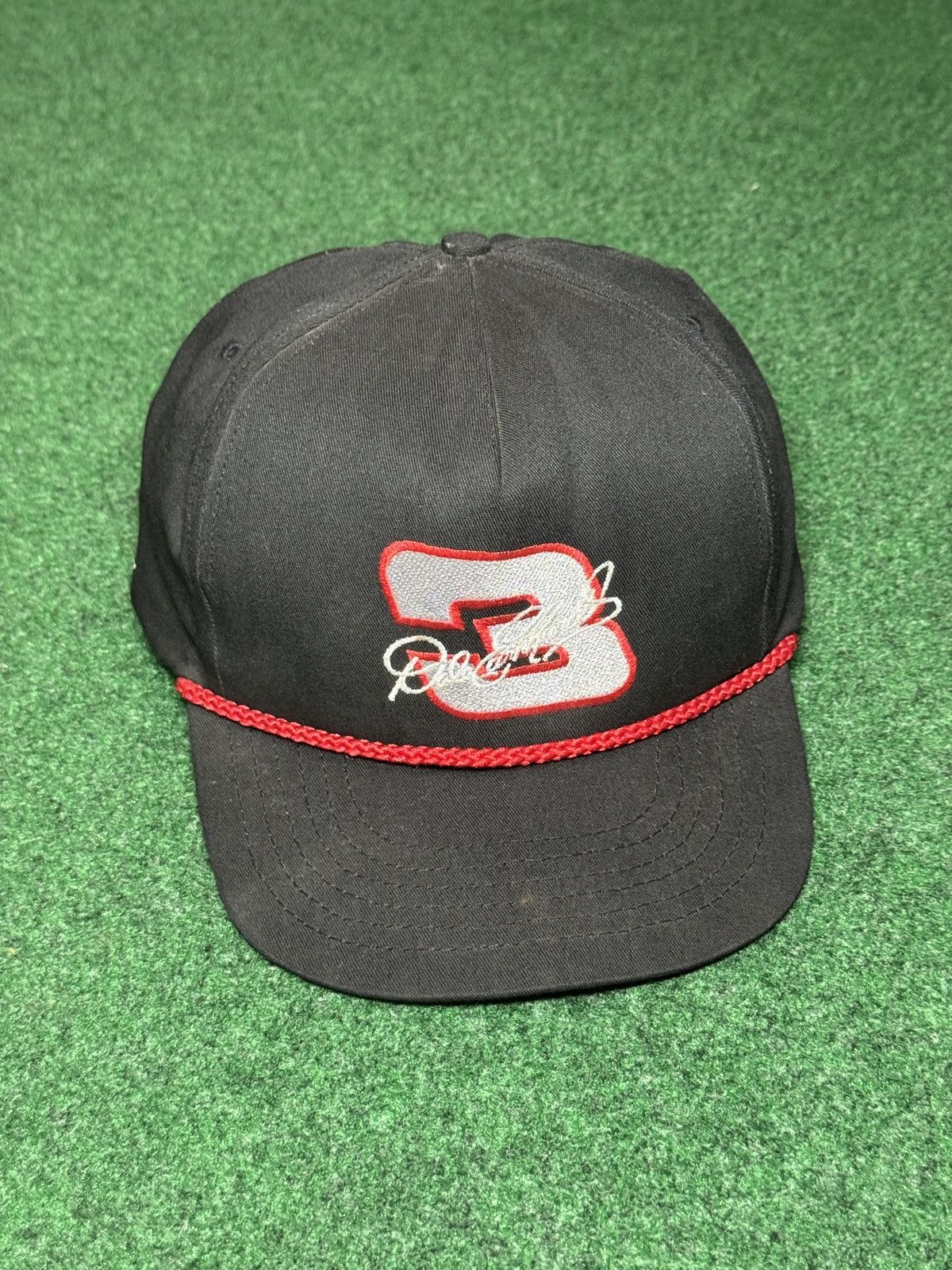 NASCAR Vintage Dale Earnhardt Sr #3 Sports Image 80s Snapback Hat Size ONE SIZE - 1 Thumbnail