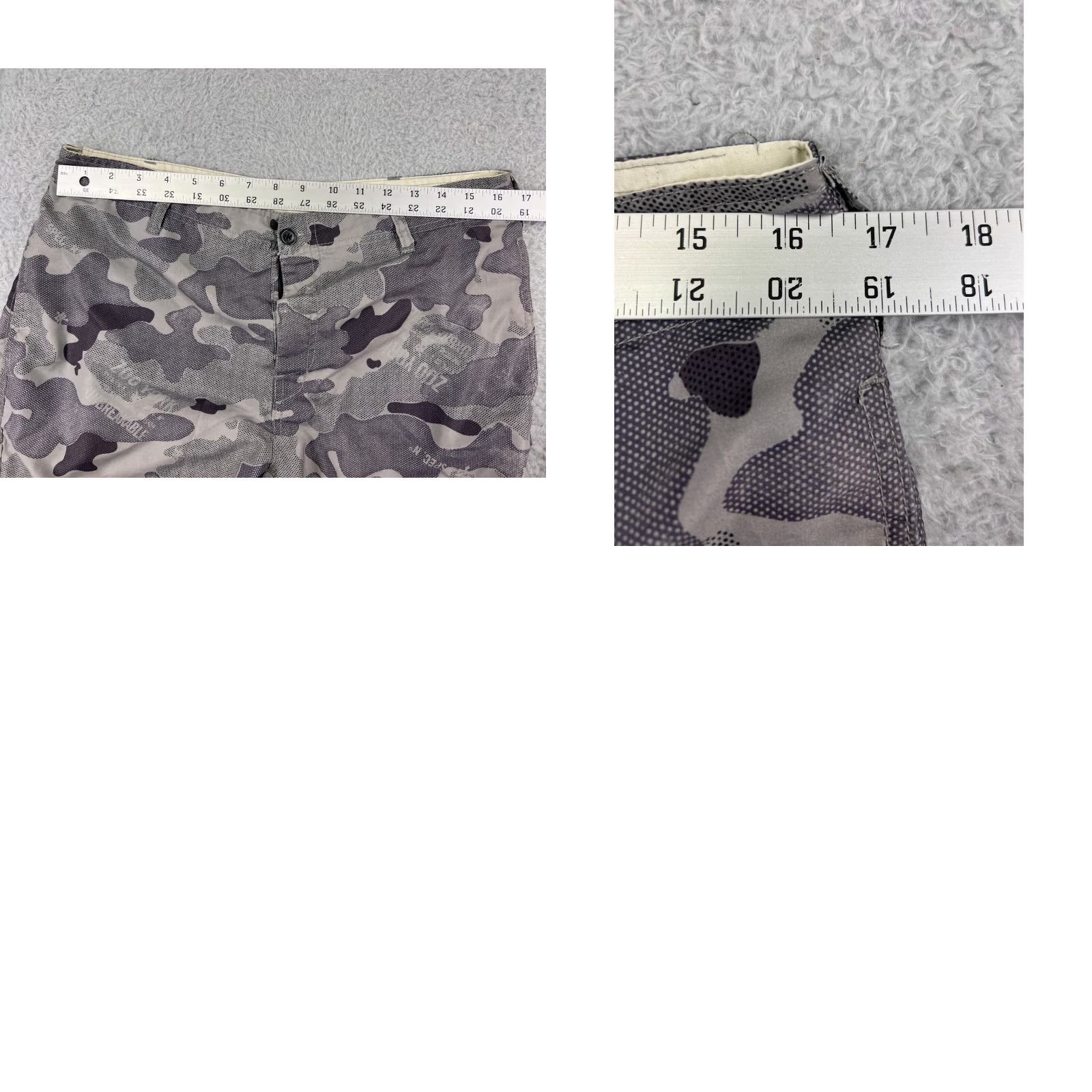 Zoo York Zoo York Men Shorts 34 Gray Urban Camo Chino 100% Polyester Skate Surf Casual Modern Mens Size US 34 / EU 50 - 9 Thumbnail