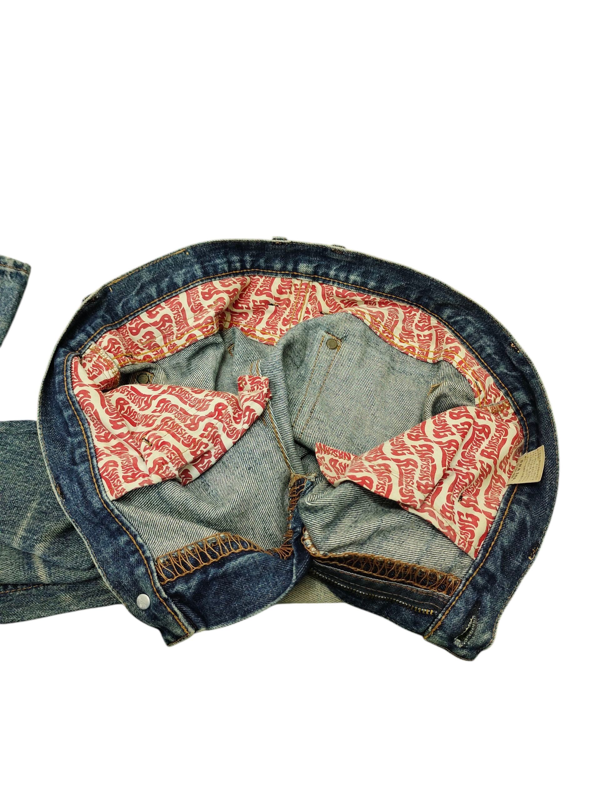 Comme des Garcons × Undercover Rna Slang Japan Rusty Clawmark Distress Faded Denim Jeans Size US 30 / EU 46 - 16 Thumbnail