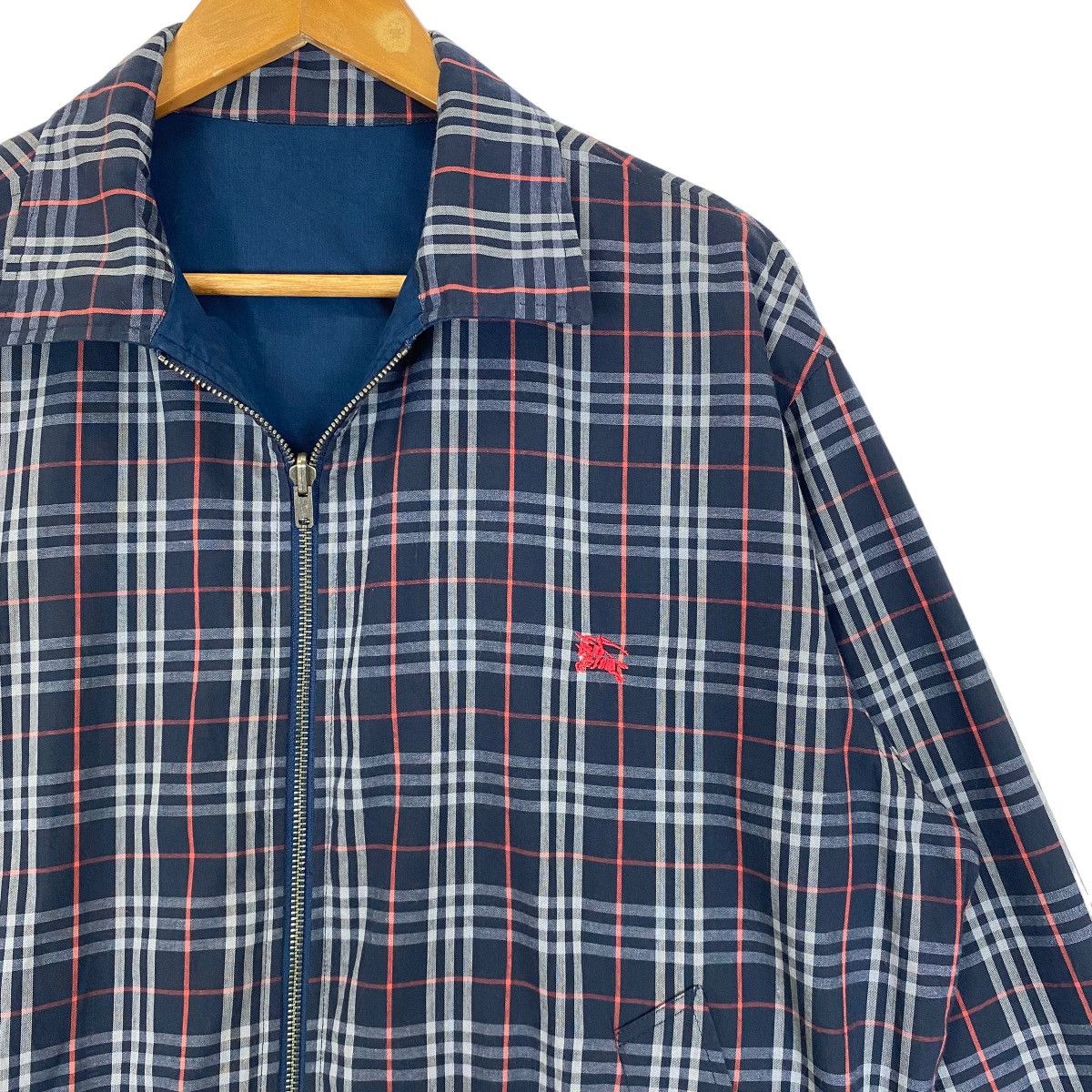 Burberry ✨Burberrys reversible blue nova check Made in England Size US M / EU 48-50 / 2 - 6 Thumbnail