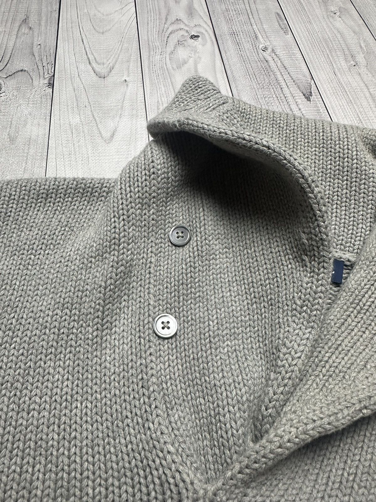 Polo Ralph Lauren × Vintage Vintage Ralph Lauren Sweater size L logo grey Size US L / EU 52-54 / 3 - 4 Thumbnail