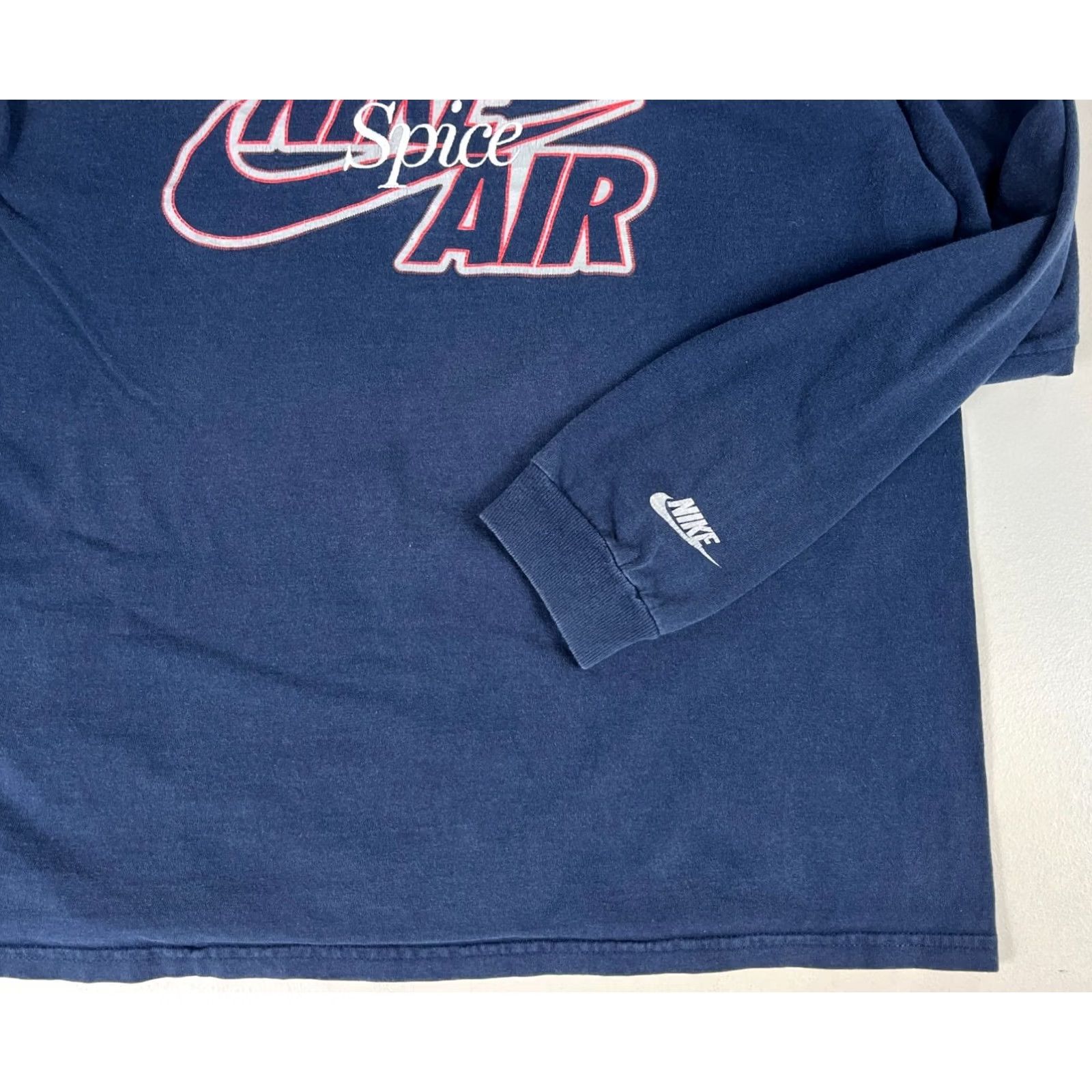 Nike VINTAGE Nike Air Spice Long Sleeve T-Shirt Mens Size M Navy 90s Embroidered Cotton Shirt Size US M / EU 48-50 / 2 - 4 Thumbnail