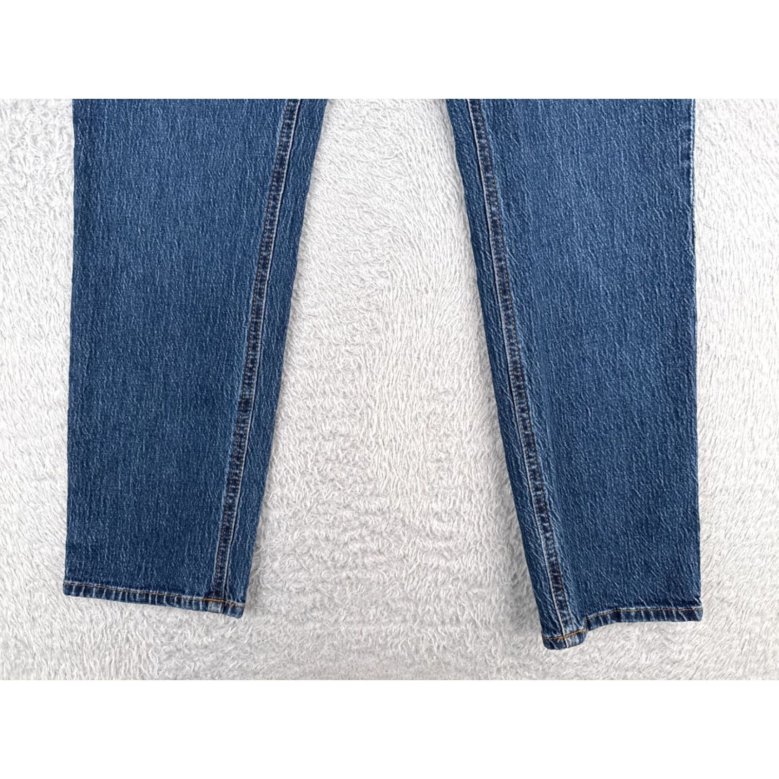 H&M H&M Jeans Womens 8 Blue Denim High Rise Straight 26x26 Logo 90s Size 30" / US 8 / IT 44 - 2 Thumbnail