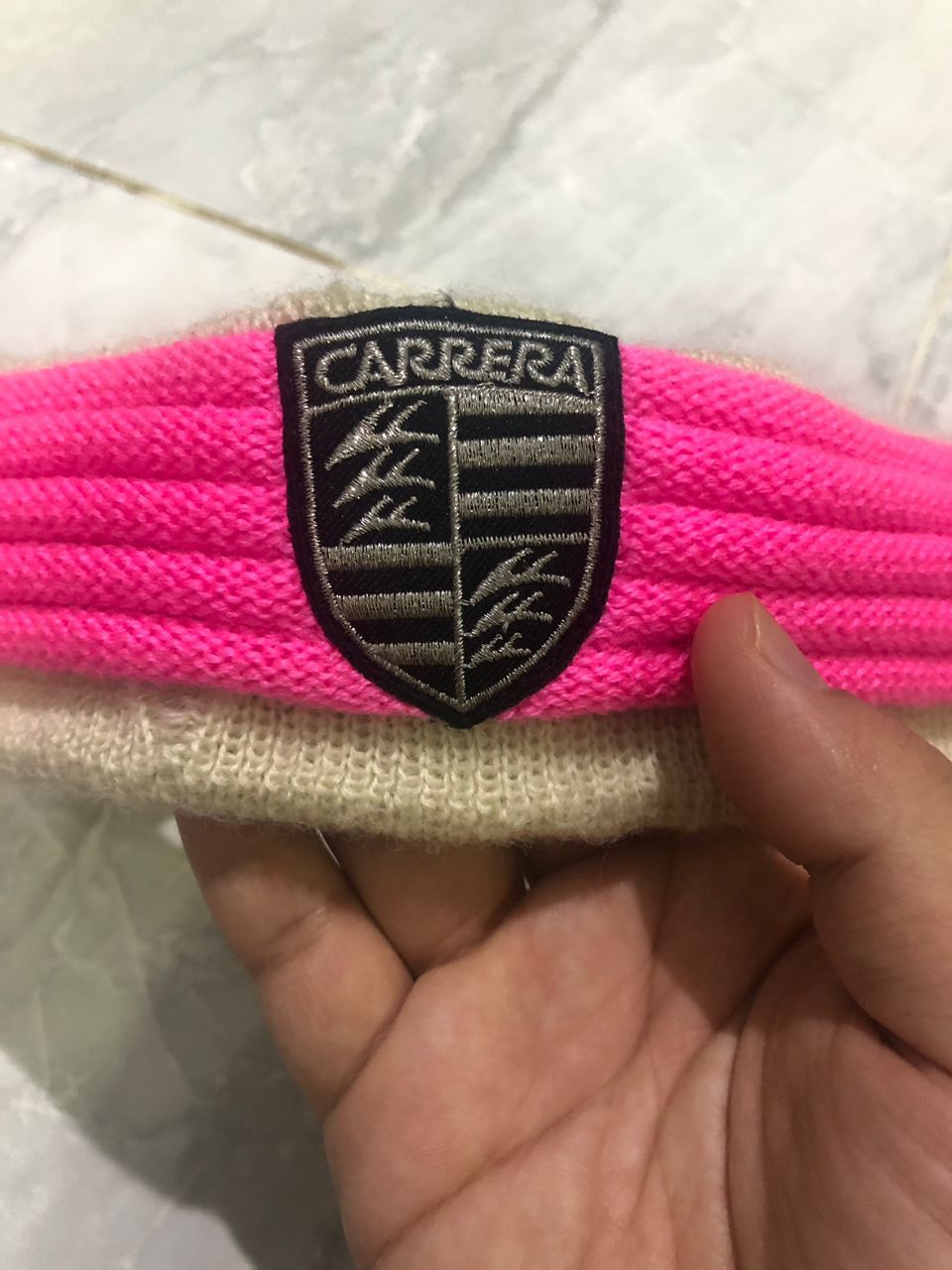 Carrera Vintage 90s Porsche Carrera Knit Ski Headband Size ONE SIZE - 2 Thumbnail