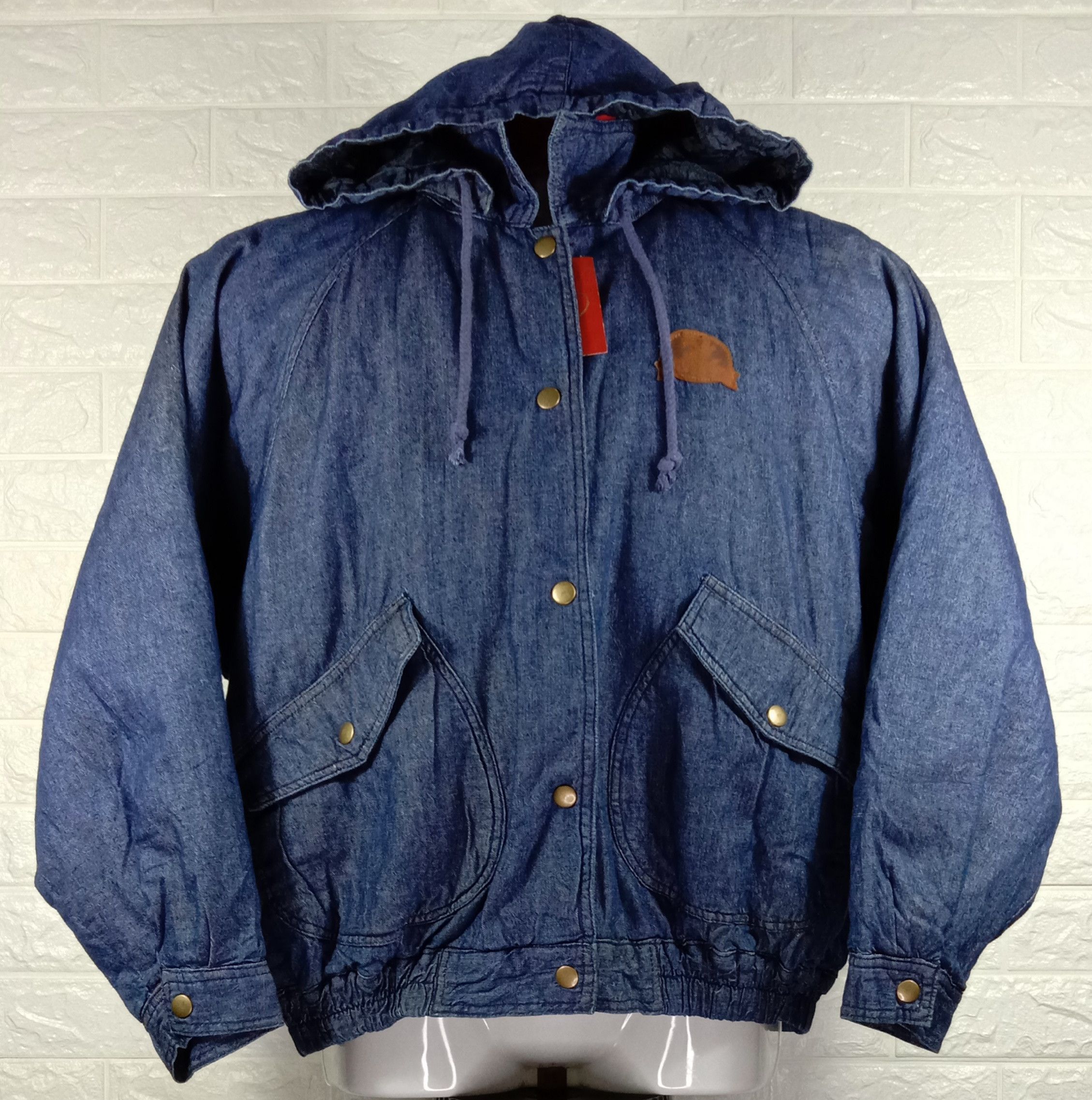 Japanese Brand Vintage Japanese Brand TLLETT Hoodie Denim Jacket Size US L / EU 52-54 / 3 - 1 Thumbnail