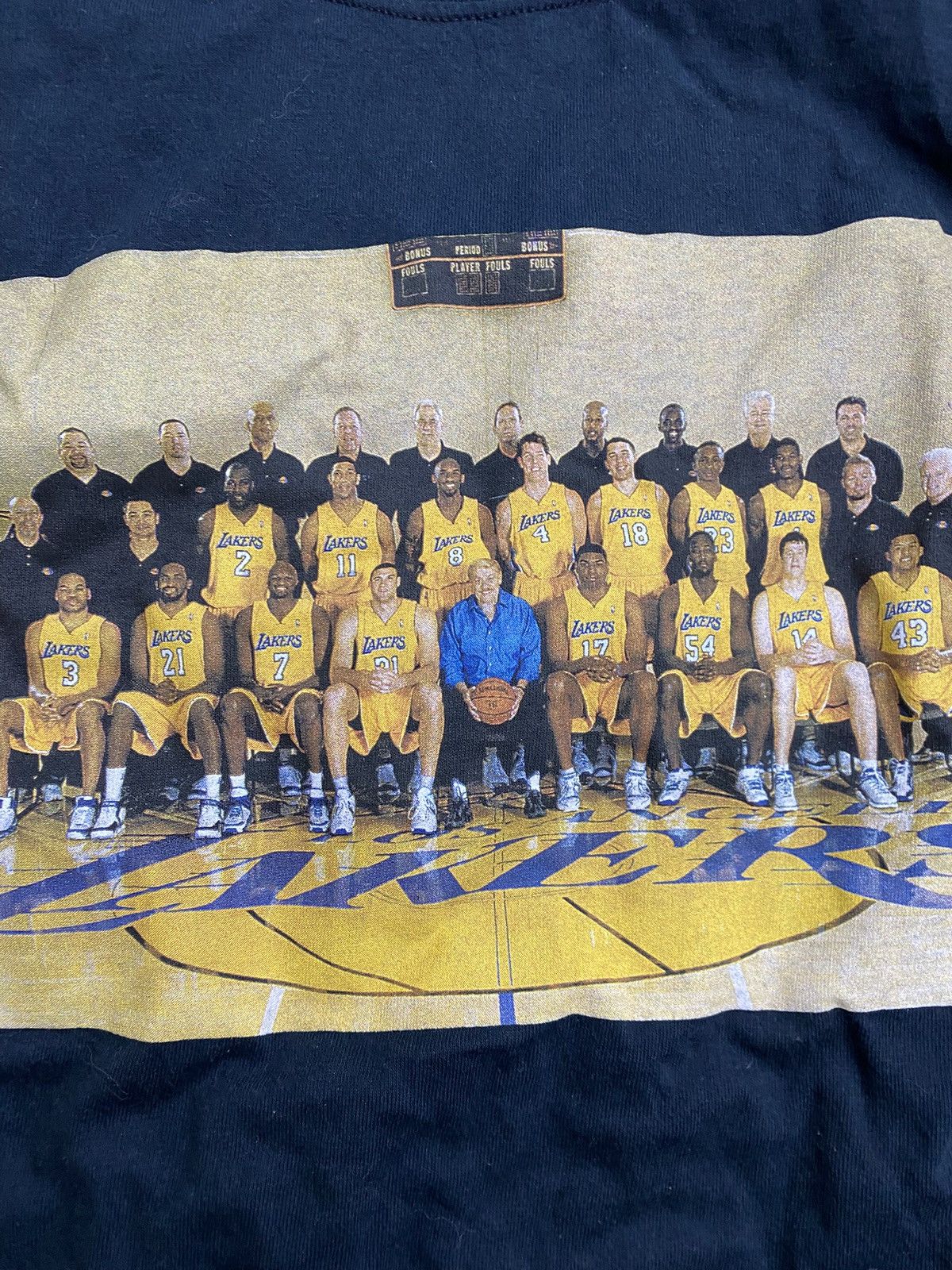 NBA Vintage Los Angeles Lakers Team Photo Tee Size US XL / EU 56 / 4 - 2 Thumbnail