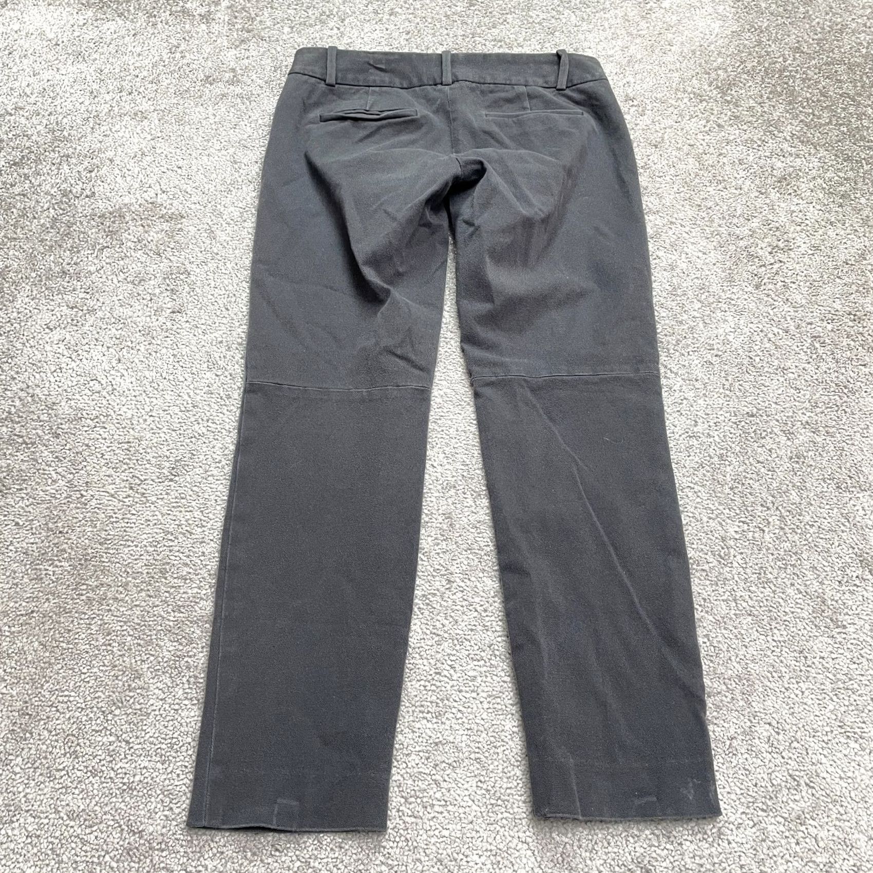 J.Crew J.Crew Minnie City Fit Twill Pants Womens 00 Dark Gray Crop 28x25 Chino Stretch Casual Formal Workwear Regular Size 25" / US 0 / IT 36 - 2 Thumbnail