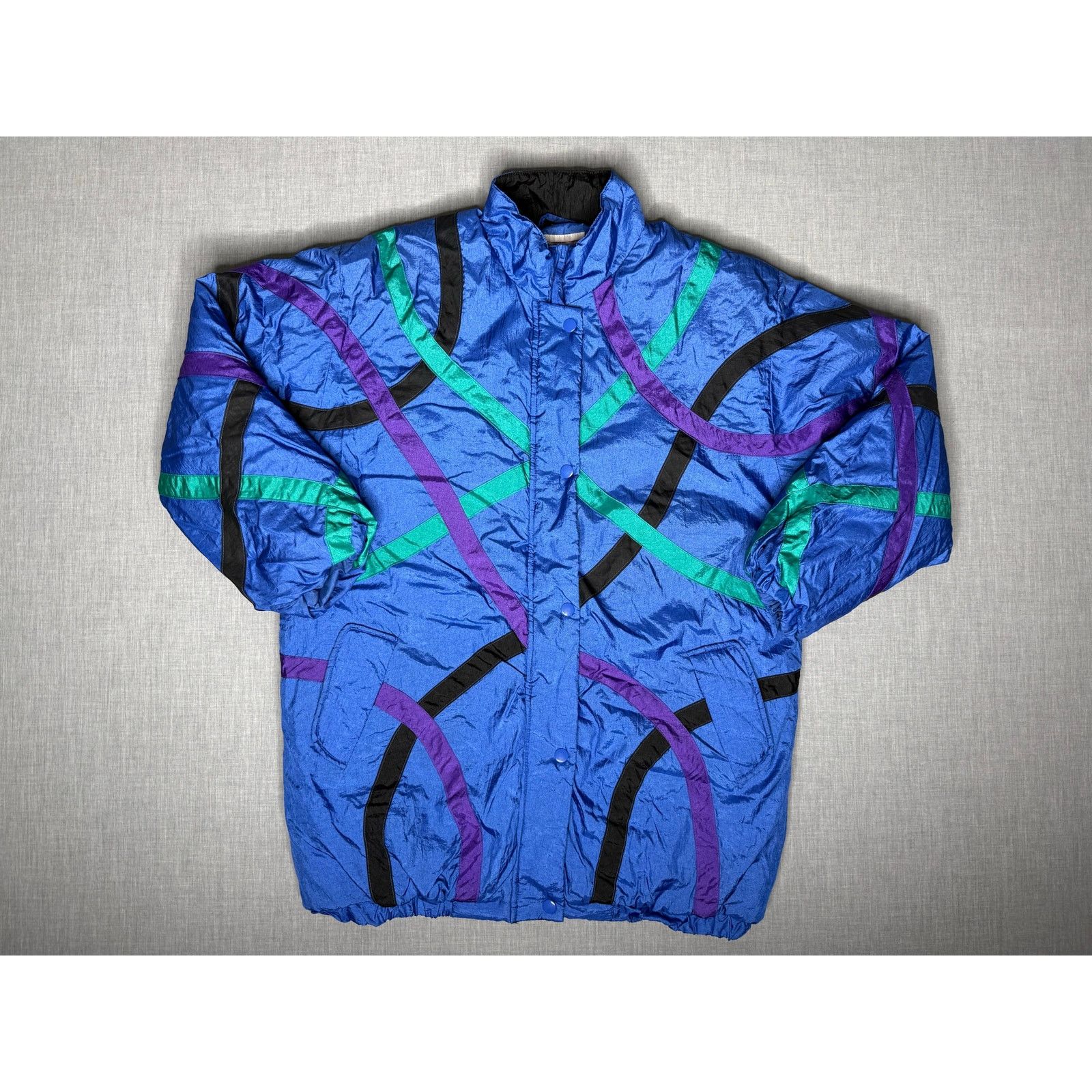 Haband × Vintage Vintage 90s Haband For Her Abstract Jacket Women's Large Size L / US 10 / IT 46 - 1 Thumbnail