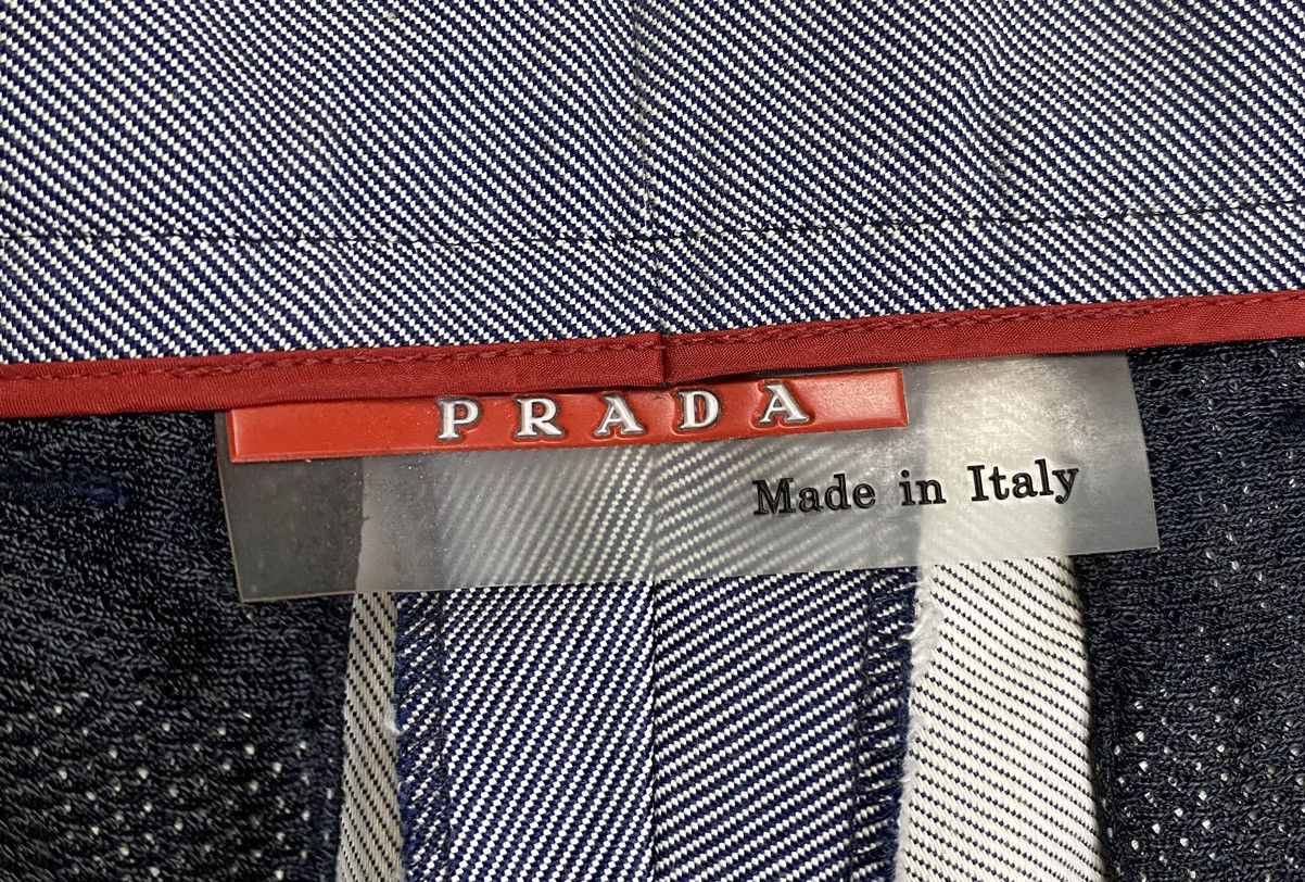 Prada Prada - SS00 Logo Flared Denim Cut Size 29" - 8 Thumbnail