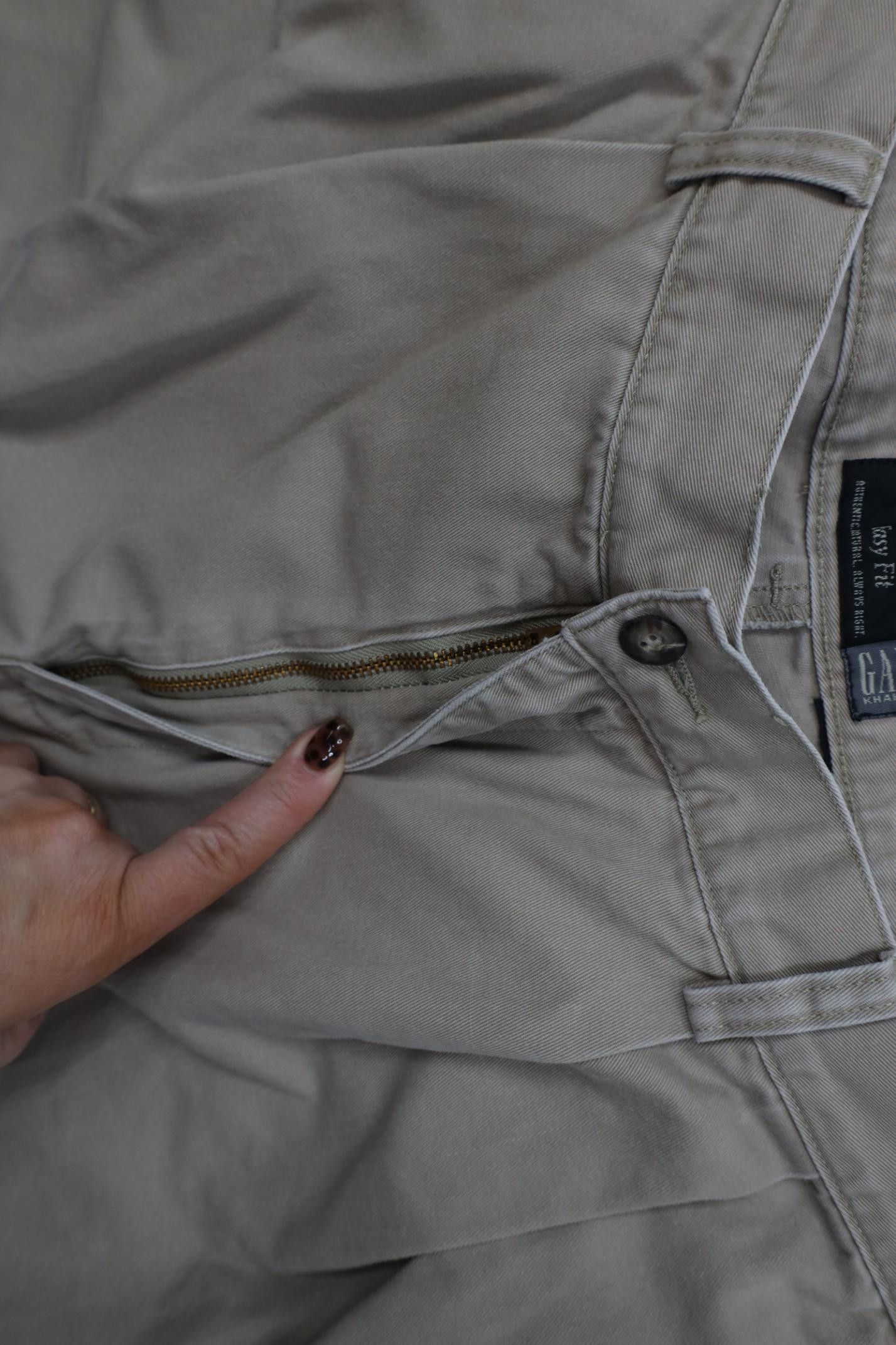 Gap Vintage 90s Y2K Gap Baggy Fit Wide Leg Chino Pants Tan Size US 38 / EU 54 - 7 Thumbnail