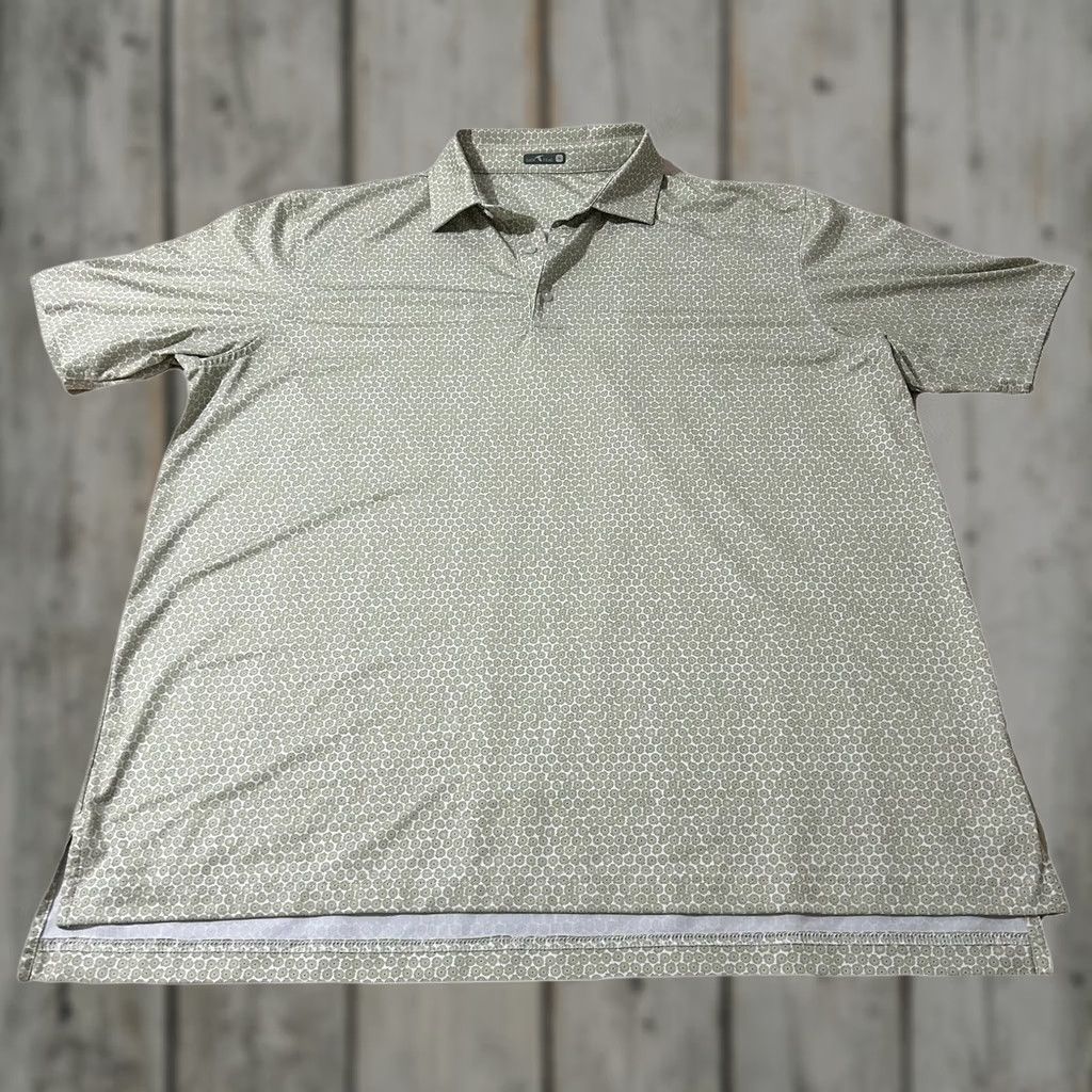 Vintage Genteal Polo Men’s Golf Performance Stretch Light Green XL Polo Shirts (Men) Size US XL / EU 56 / 4 - 1 Thumbnail