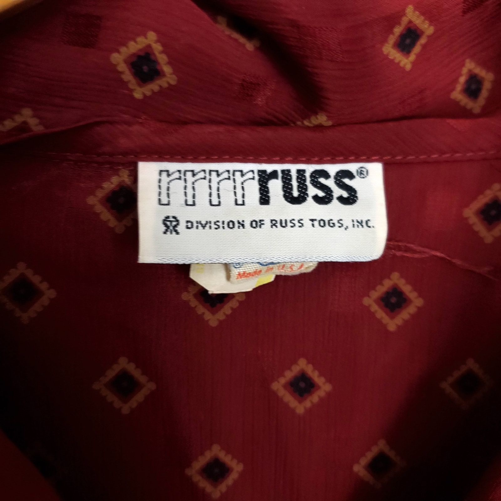 Other Vintage 70's Russ Sheer Bow Neck Tie Blouse M-L Size M / US 6-8 / IT 42-44 - 7 Thumbnail