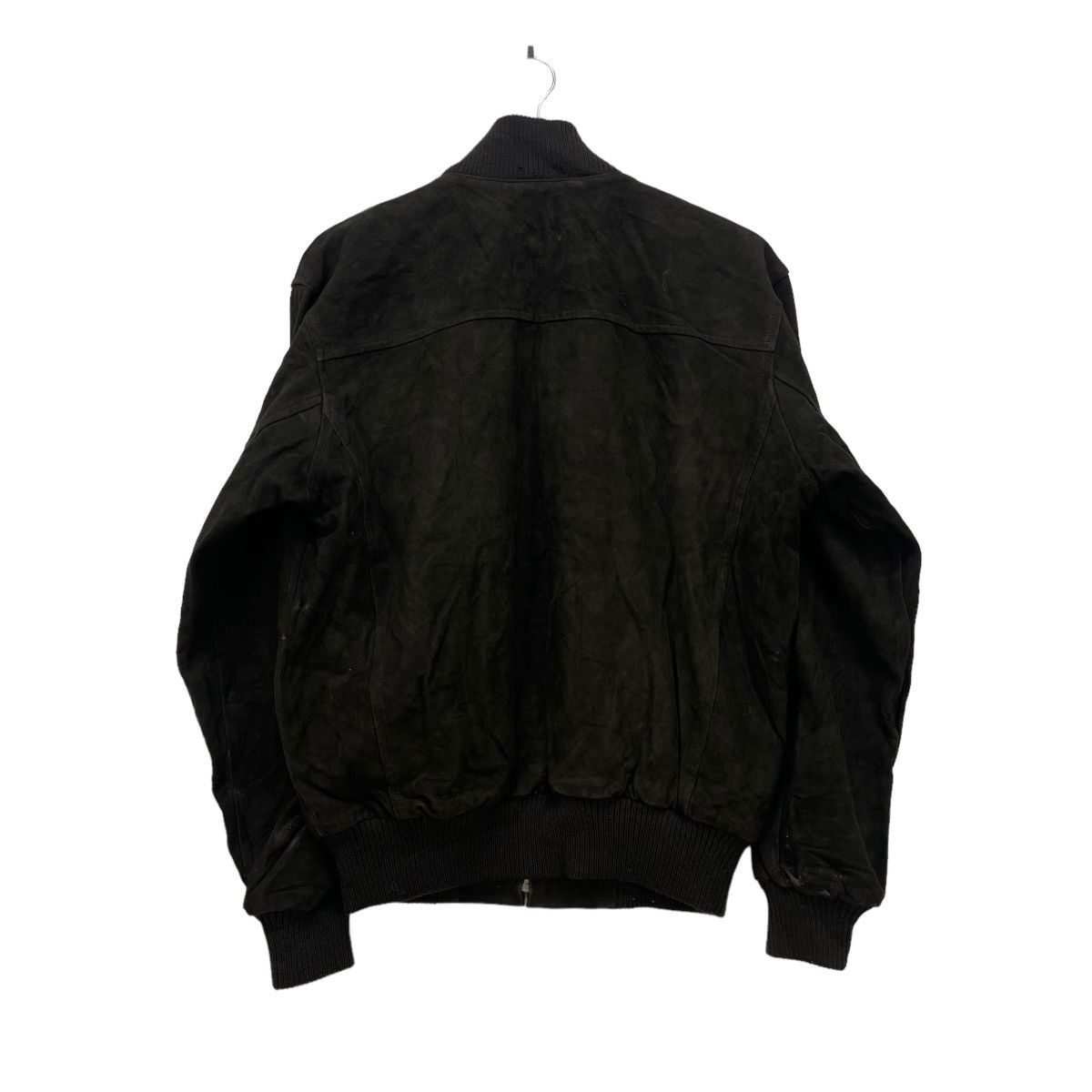 Japanese Brand 📣Vintage Bomber Suede Leather Sheepskin Jacket Made In Japan Size US M / EU 48-50 / 2 - 2 Thumbnail