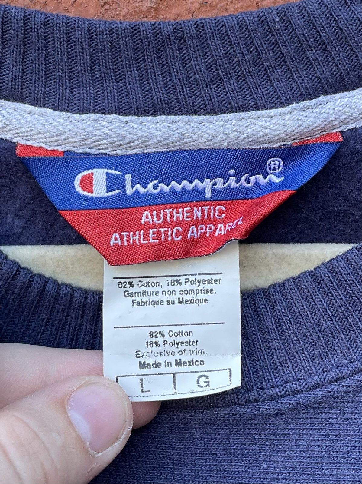 Champion Vintage Champion Big C Logo Heavy crewneck Sweatshirt Size US L / EU 52-54 / 3 - 2 Thumbnail