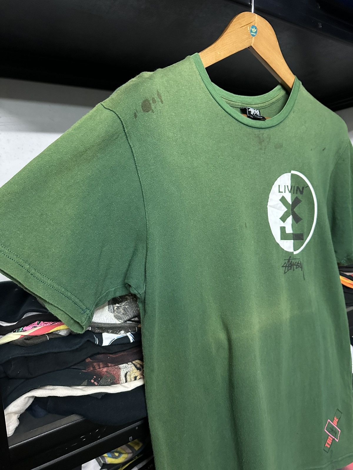 Stussy × Vintage Vintage Stussy Knowledge Power Sun Faded Tee Size US M / EU 48-50 / 2 - 12 Thumbnail