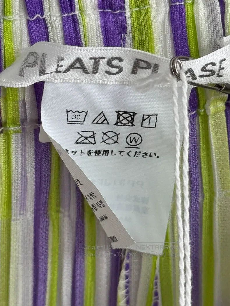 Issey Miyake Issey Miyake Vertical Striped Slim Straight Pants Size 25" / US 0 / IT 36 - 3 Thumbnail