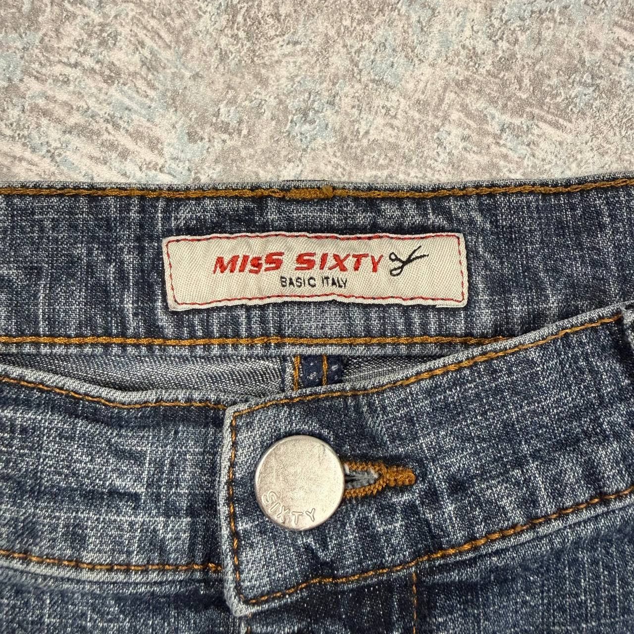 Miss Sixty Miss Sixty Vintage Blue Denim Skirt Y2K Size 29" - 5 Thumbnail