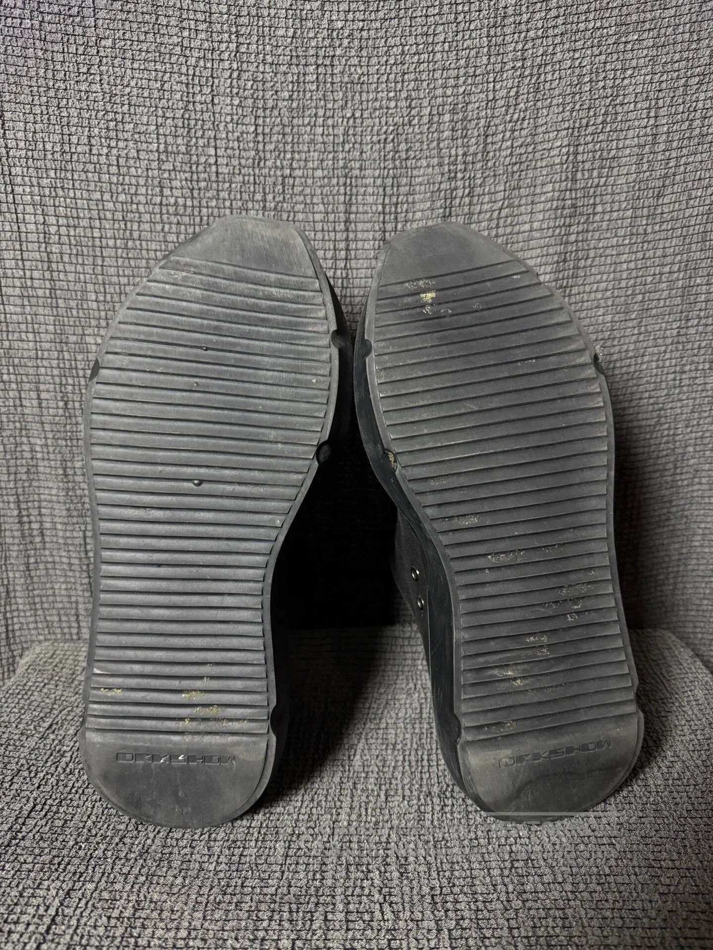 Rick Owens Rick Owens Black Tank Bottom Low Sneakers. Size US 8 / EU 41 - 7 Thumbnail