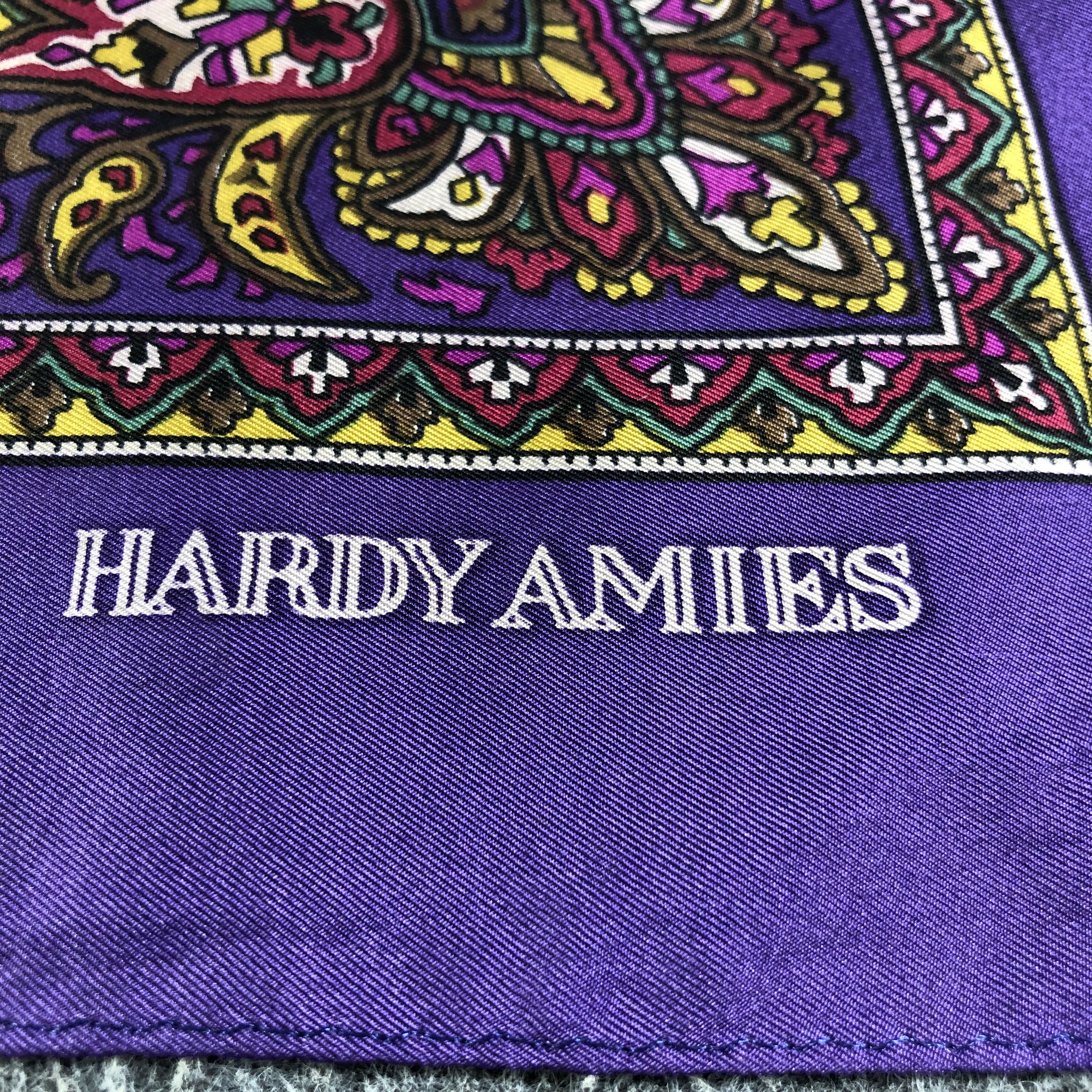 Hardy Amies Hardy Amies Paisley Silk Scarf M799 Size ONE SIZE - 3 Thumbnail