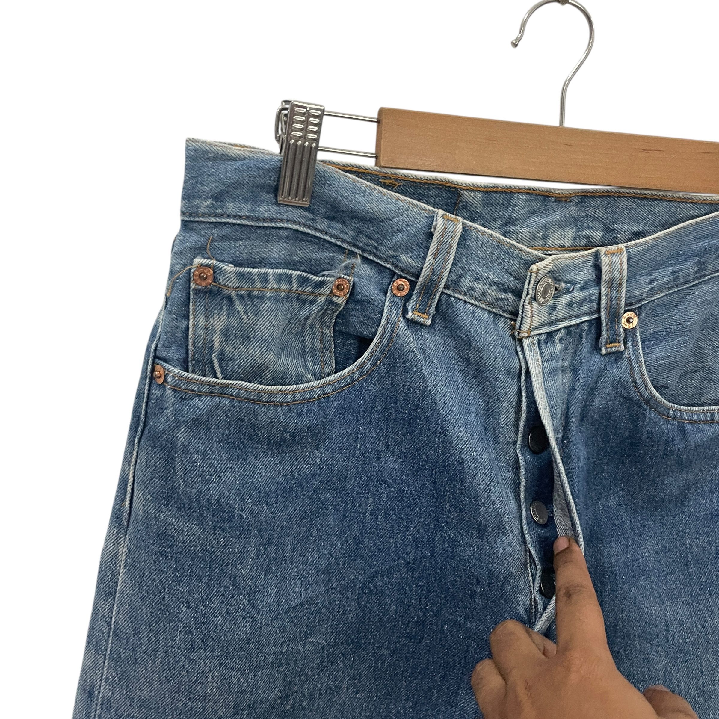 Levi's Vintage 90s Levis 501XX Denim Jeans Size US 30 / EU 46 - 2 Thumbnail