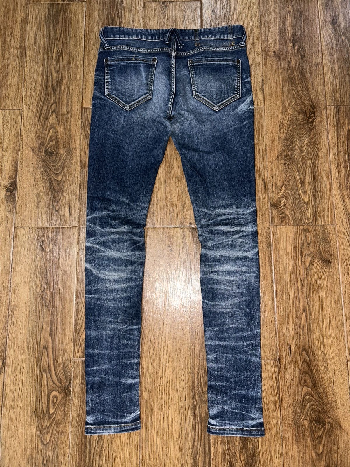 Tornado Mart Tornado Mart Vanquish Power Stretch Skinny Denim Pants Size 28" / US 6 / IT 42 - 6 Thumbnail