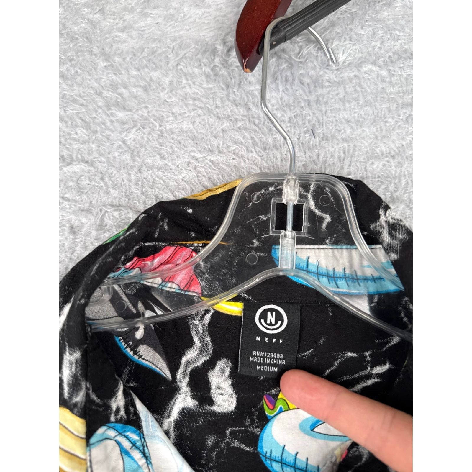 Vintage NEFF Shirt Men Medium Black Pool Party Float Ice Cream Hawaiian 100% Cotton Size US M / EU 48-50 / 2 - 6 Thumbnail